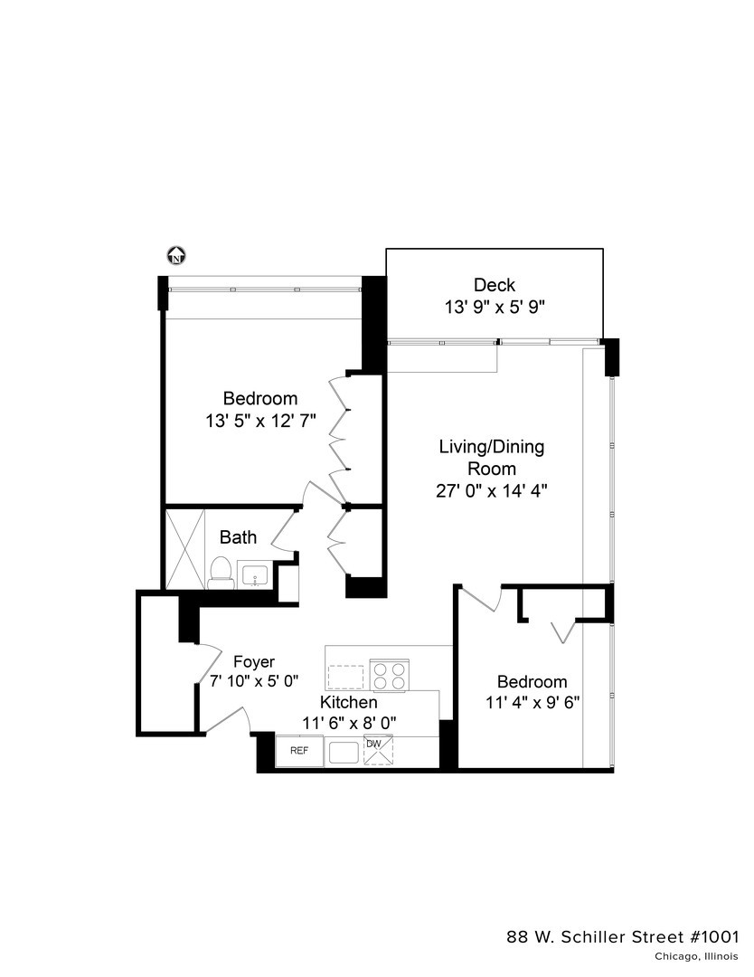 88 W Schiller Street Unit: 1001L