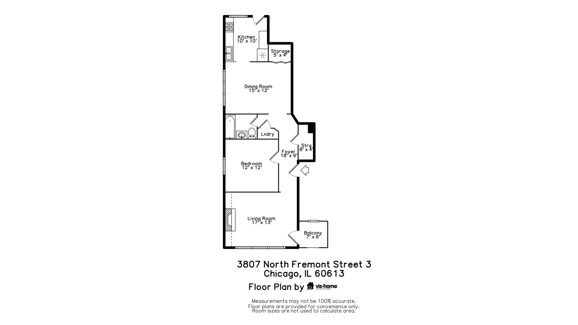 3807 N Fremont Street Unit: 3