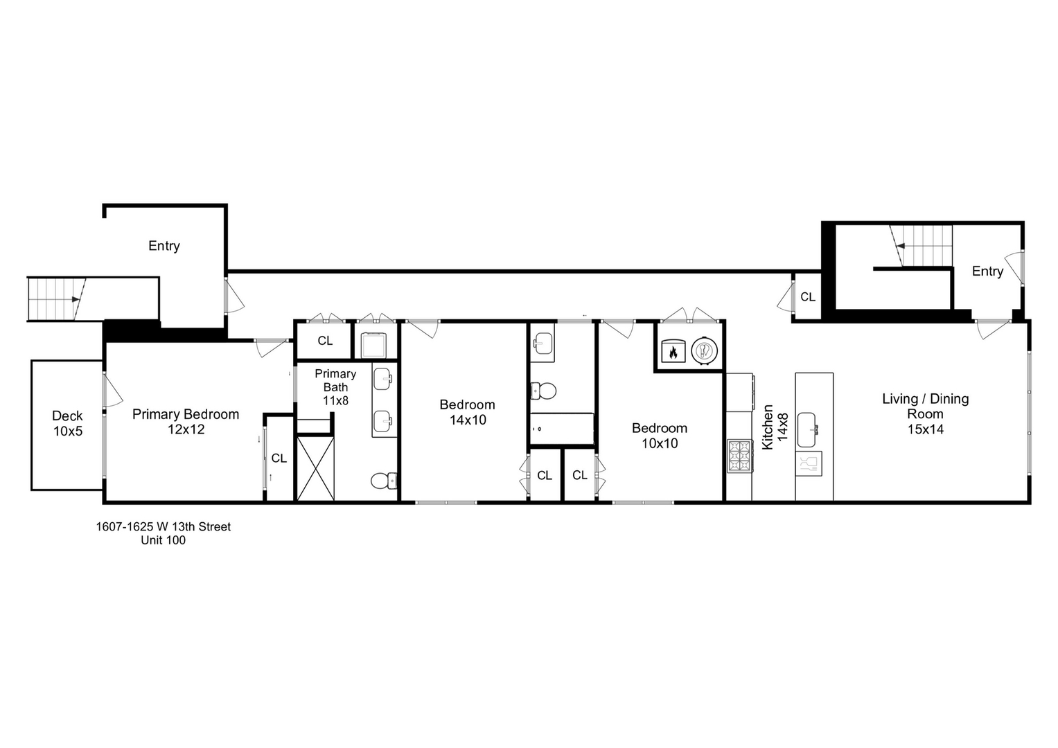 1625 W 13 Street Unit: 100