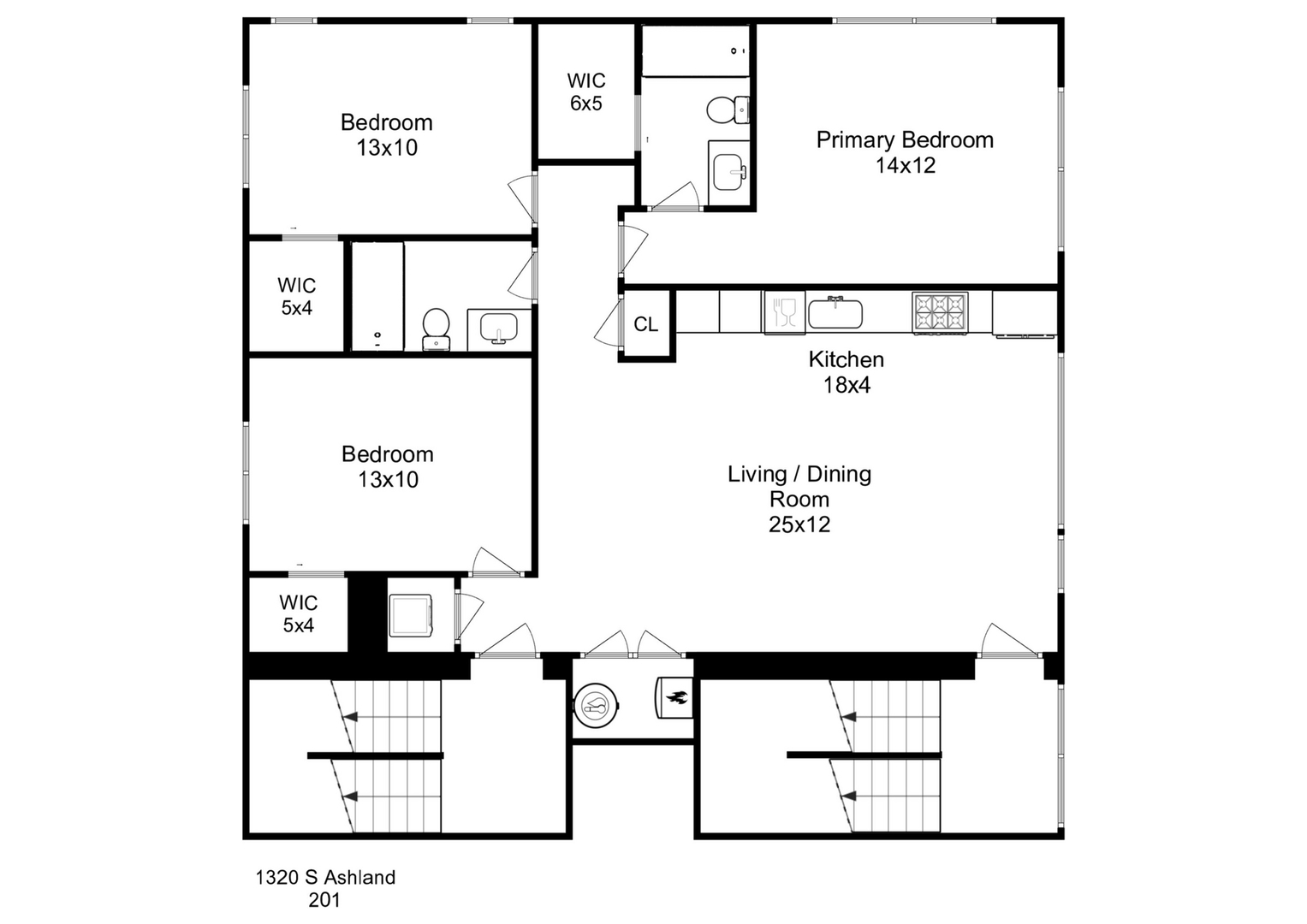 1304 S Ashland Avenue S Unit: 201