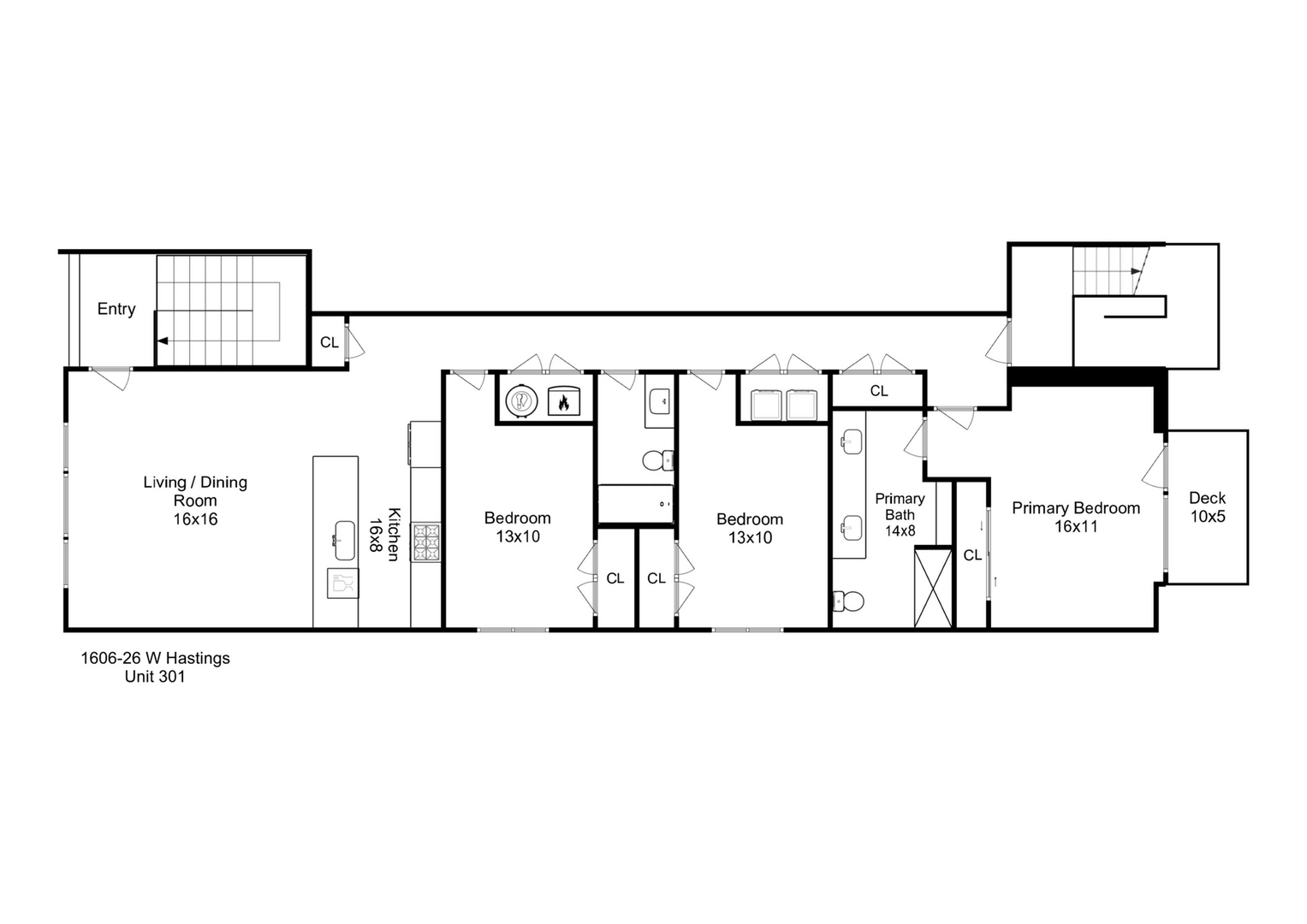 1616 W Hastings Street Unit: 301