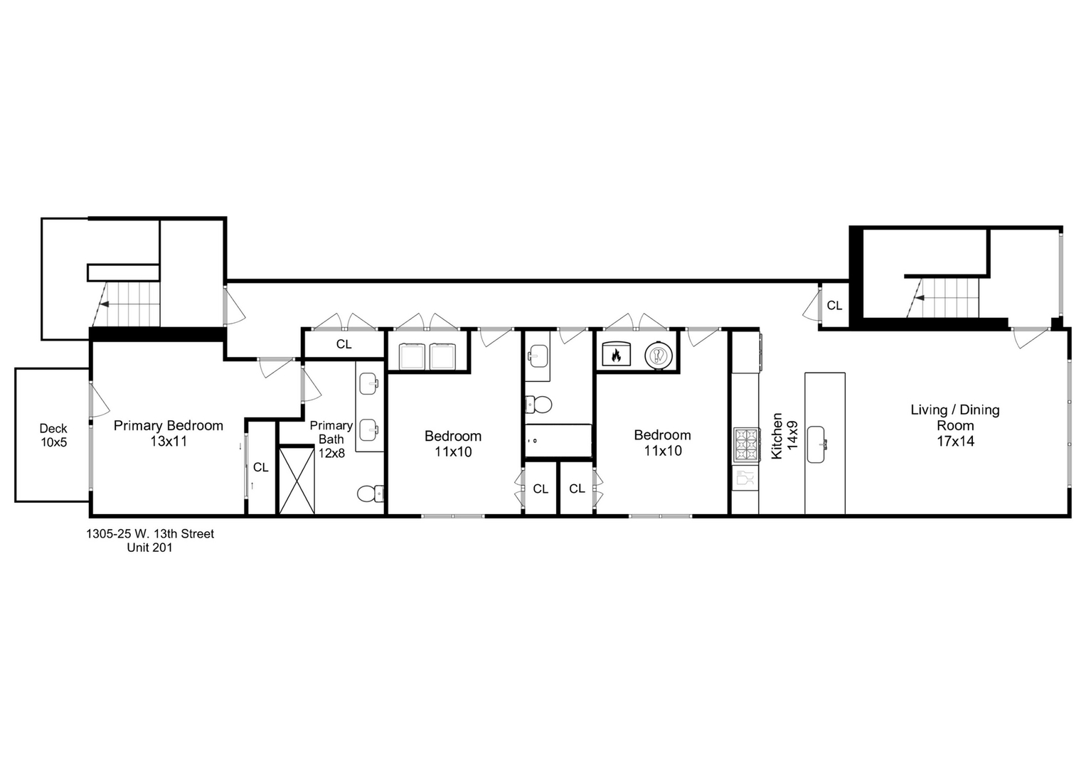 1621 W 13 Street Unit: 201