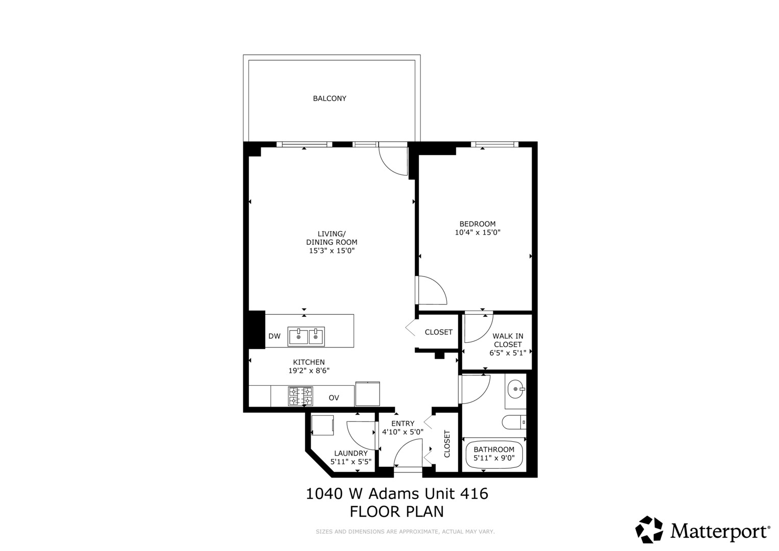 1040 W ADAMS Street Unit: 416