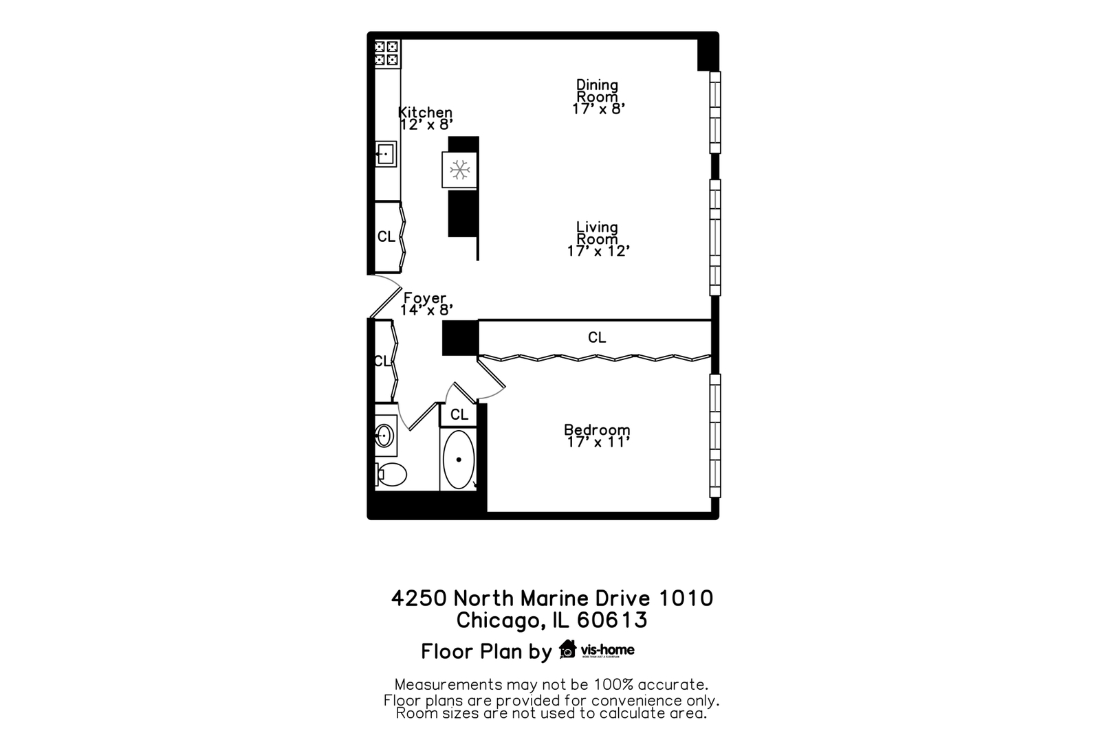 4250 N Marine Drive Unit: 1010