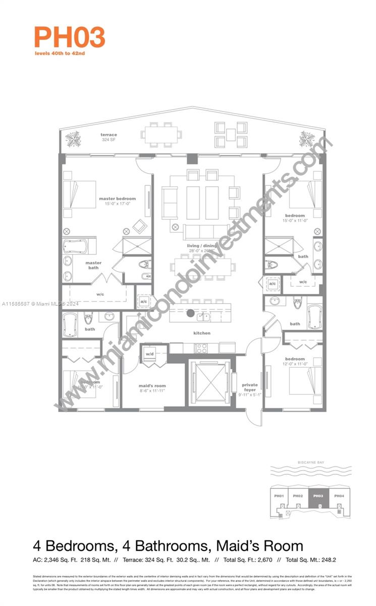 460 NE 28th St # 4003 Unit: PH 4003