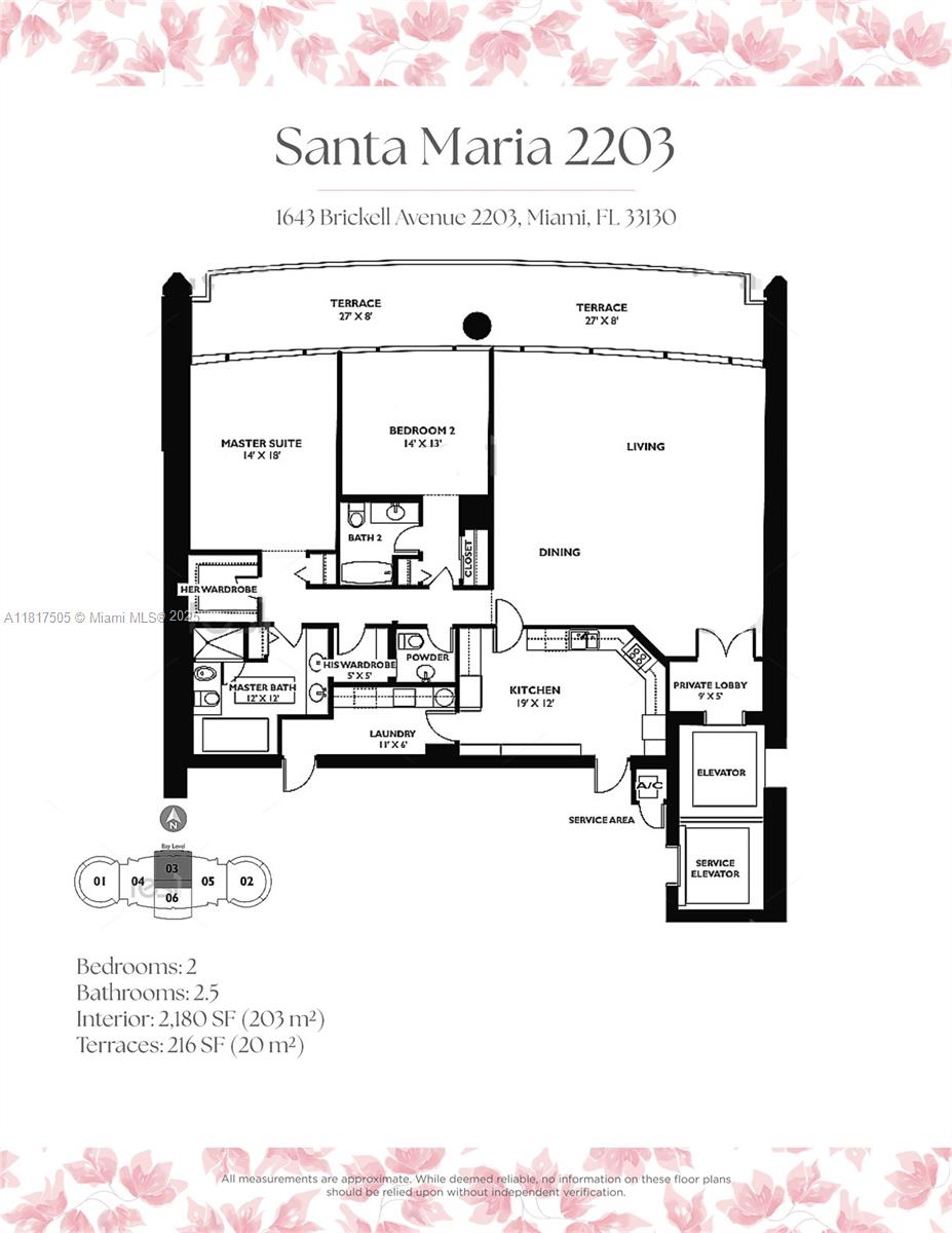 1643 Brickell Ave # 2203