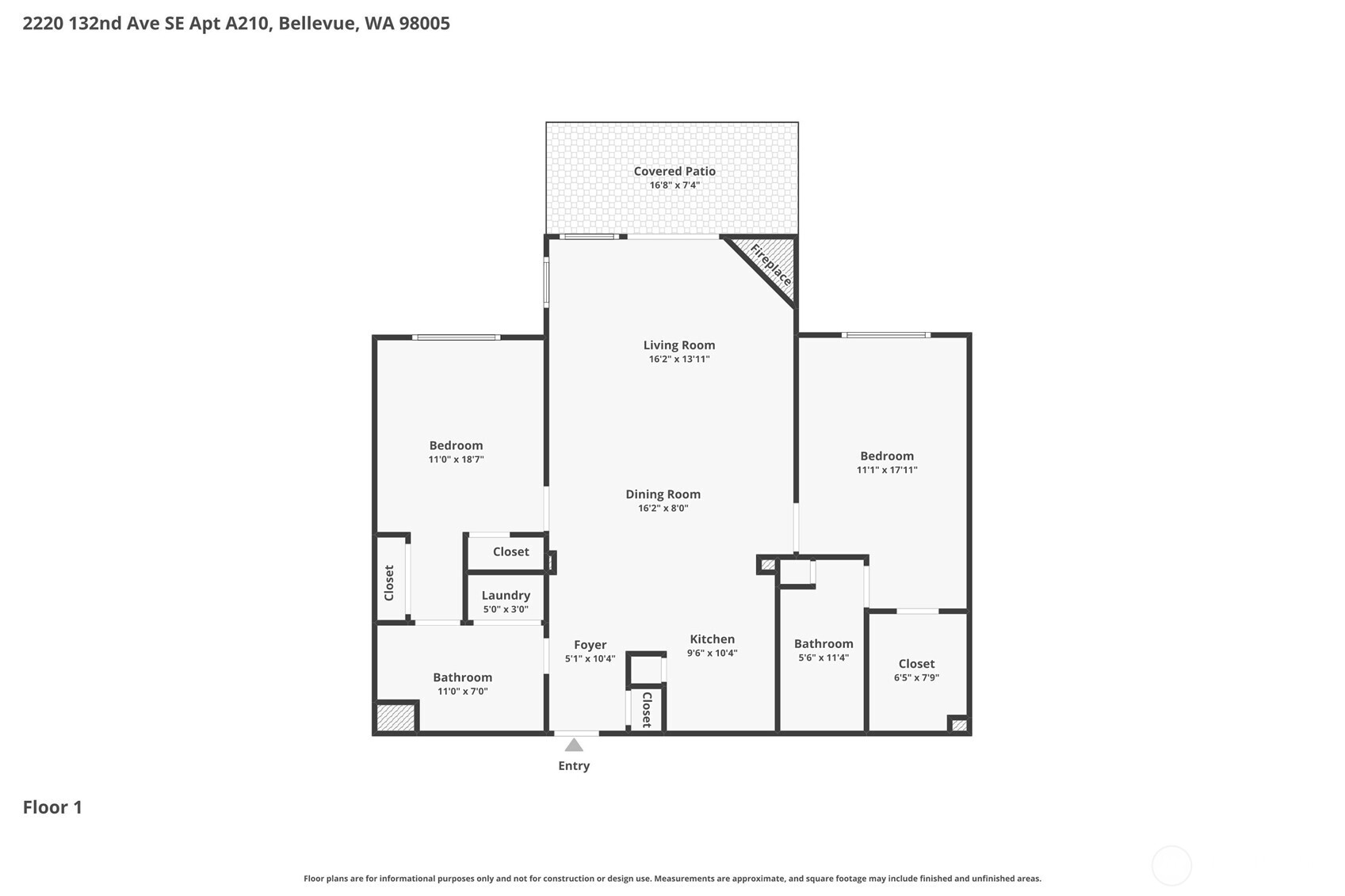 2220 132nd Avenue SE Unit: A210