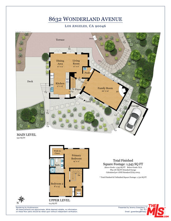 8632 Wonderland Ave, Hollywood Hills