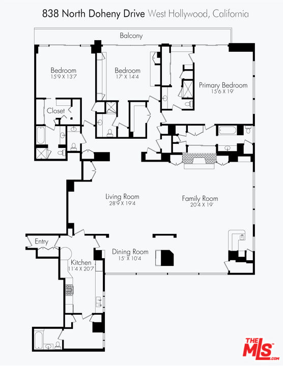 838 N Doheny Dr Unit: C, West Hollywood