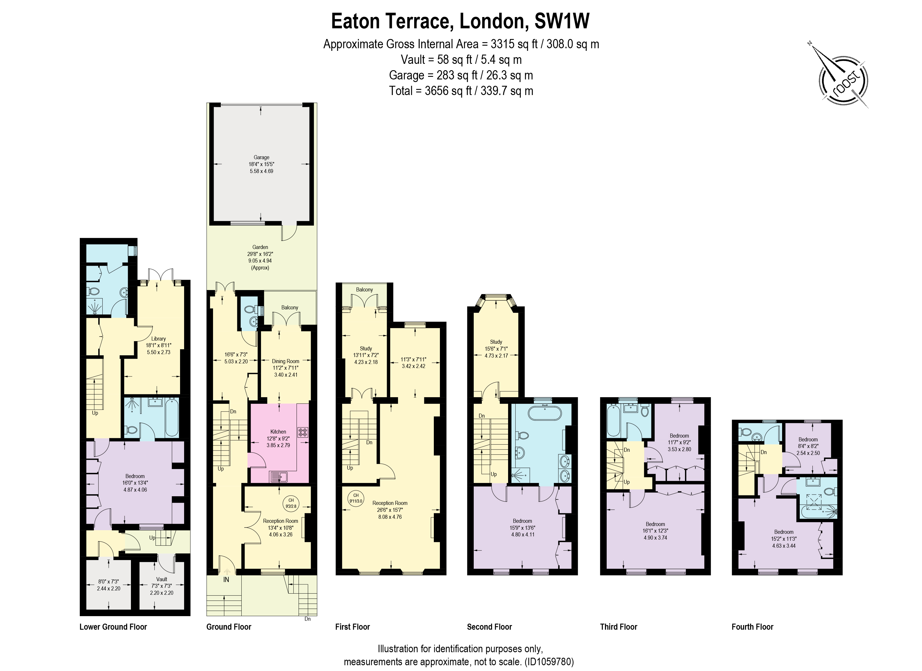 Eaton Terrace, London, SW1W