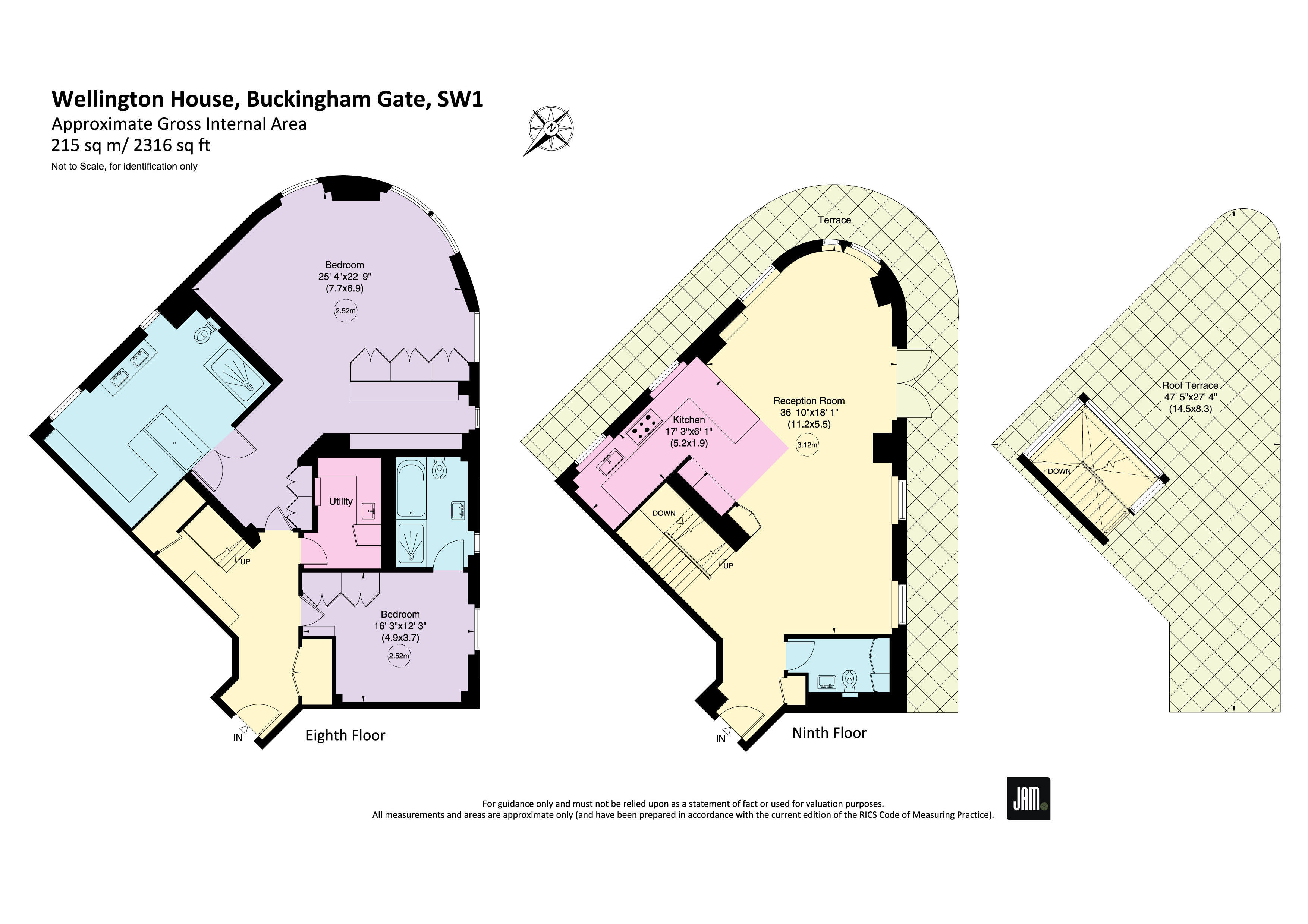 Penthouse, Wellington House, 70 Buckingham Gate, London SW1E