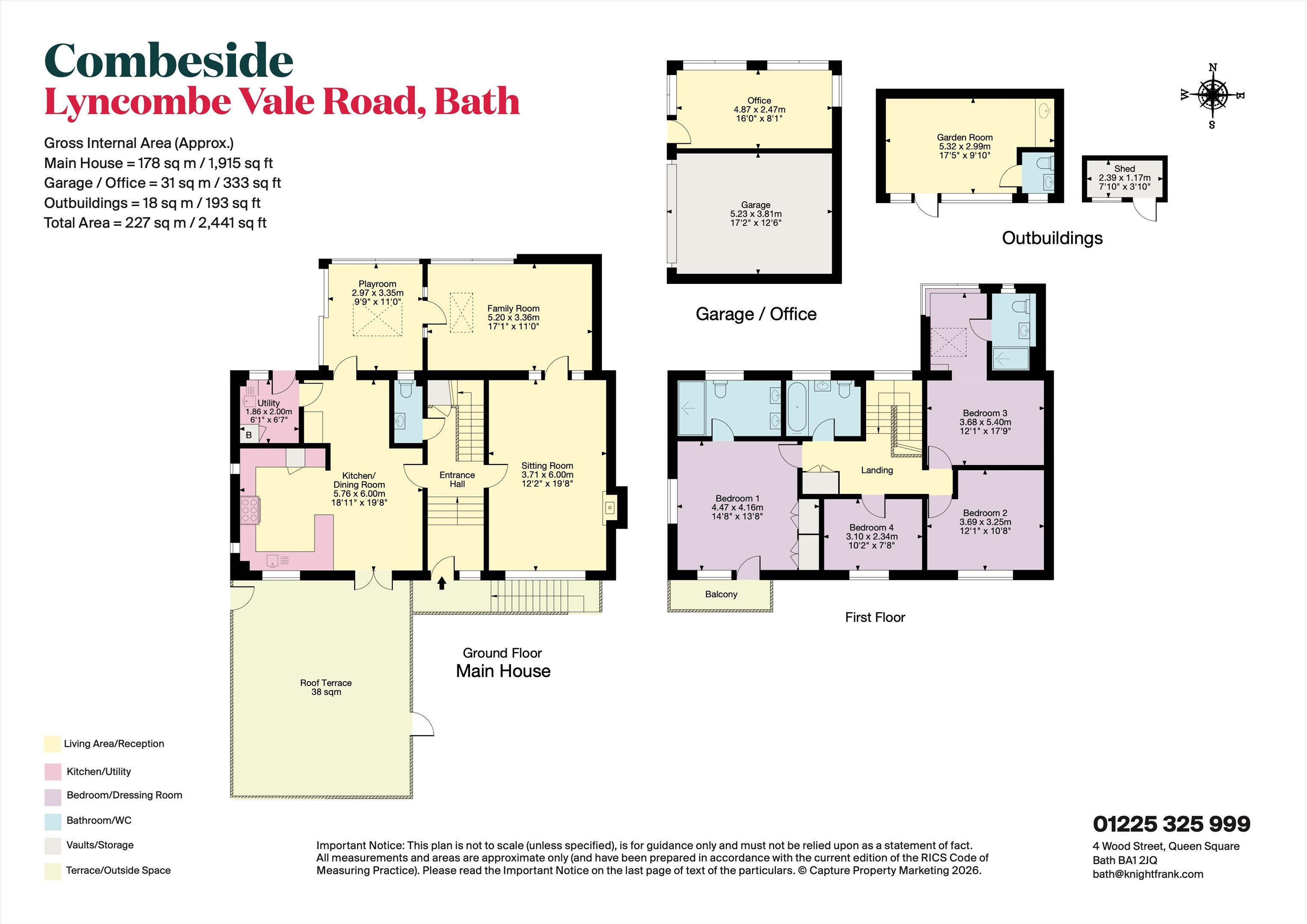 Combeside, Lyncombe Vale Road, Bath, Somerset BA2