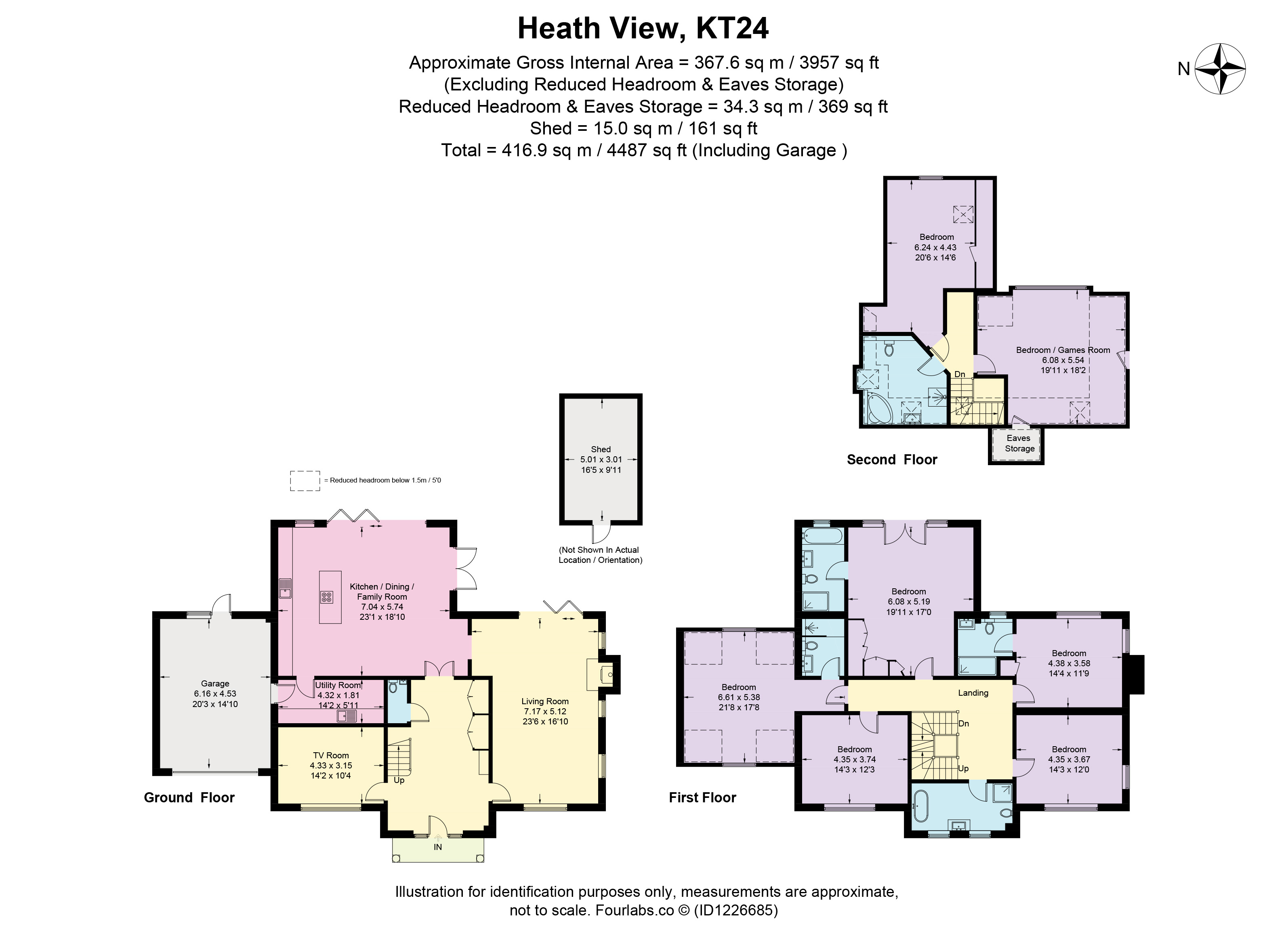 Heath View, East Horsley, Leatherhead, Surrey, KT24.