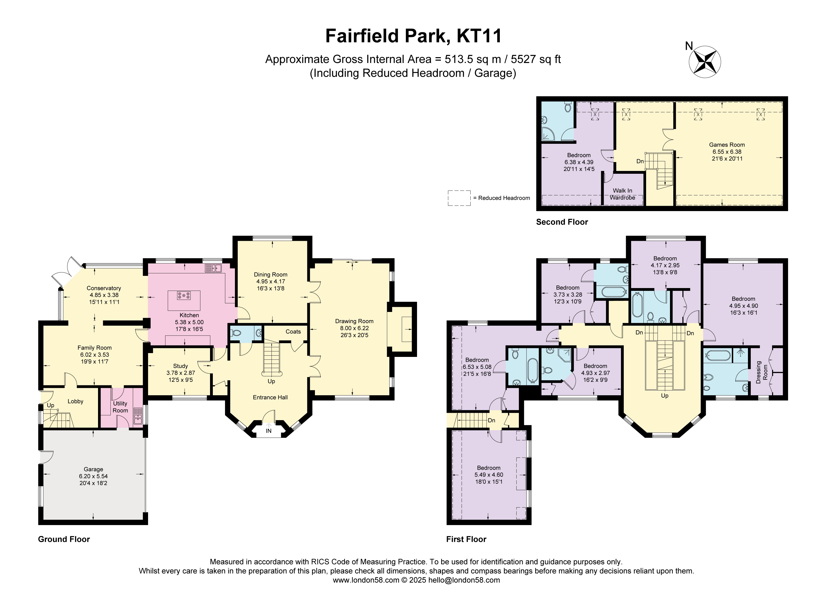 Fairfield Park, Cobham, Surrey, KT11