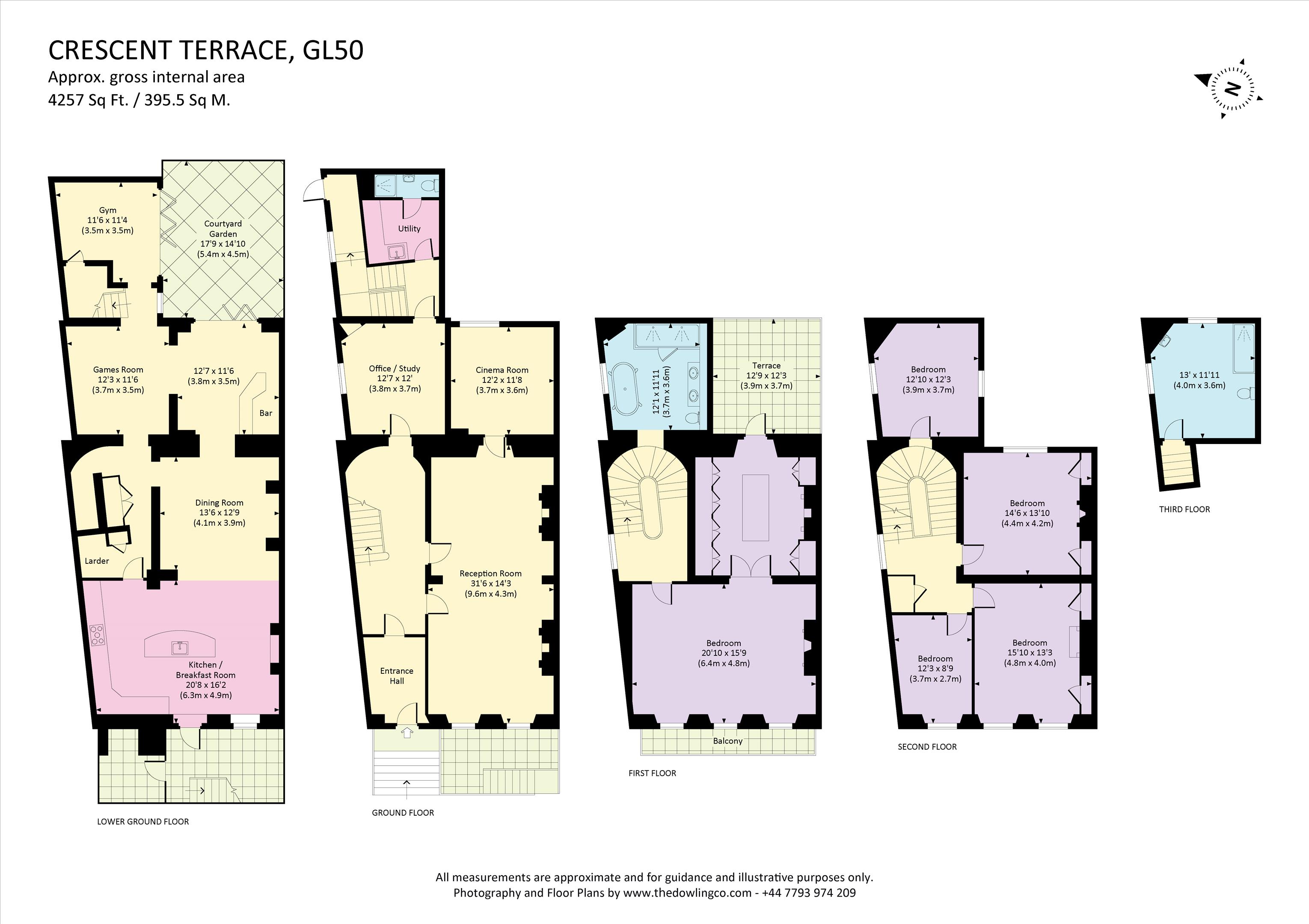 Crescent Terrace, Cheltenham, Gloucestershire, GL50.