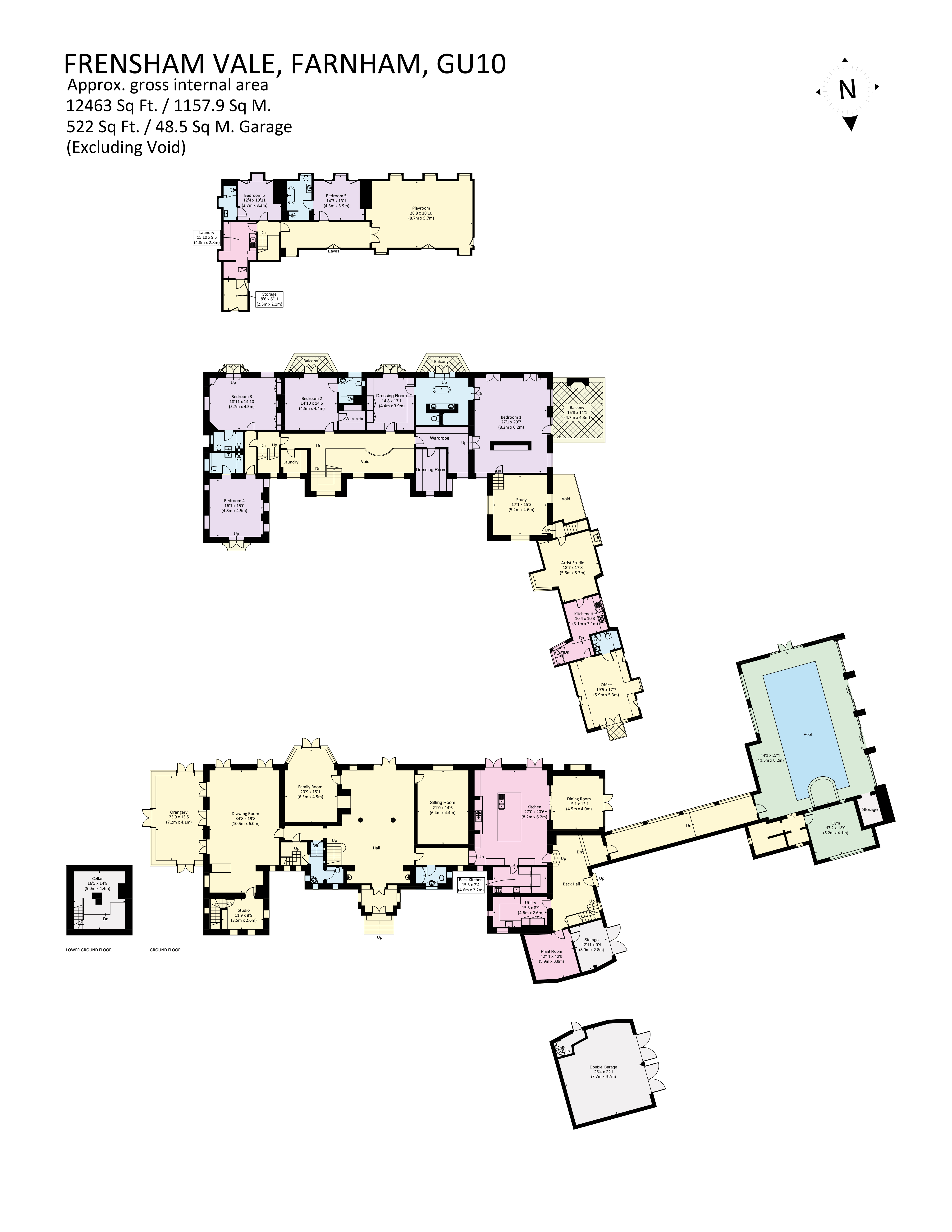 Frensham Vale, Lower Bourne, Farnham, Surrey, GU10.