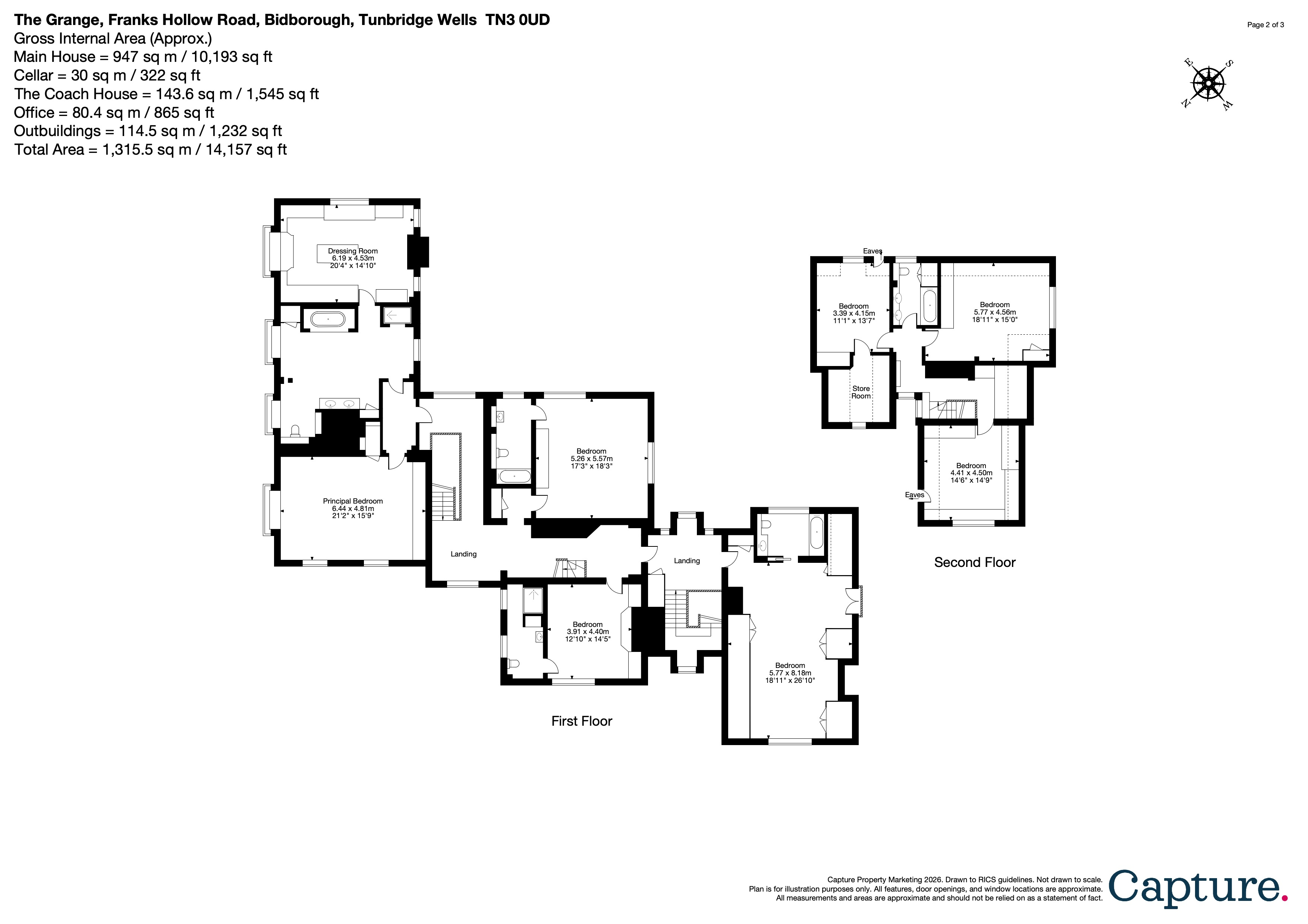 The Grange, Franks Hollow Road, Bidborough, Tunbridge Wells, Kent TN3