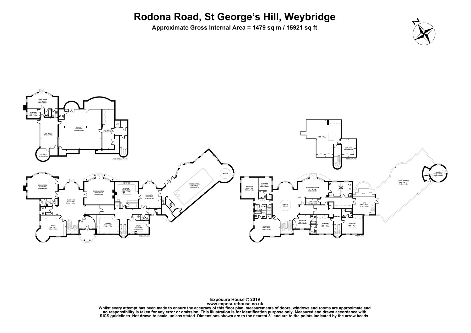 Rodona Road, St George's Hill, Weybridge, Surrey KT13