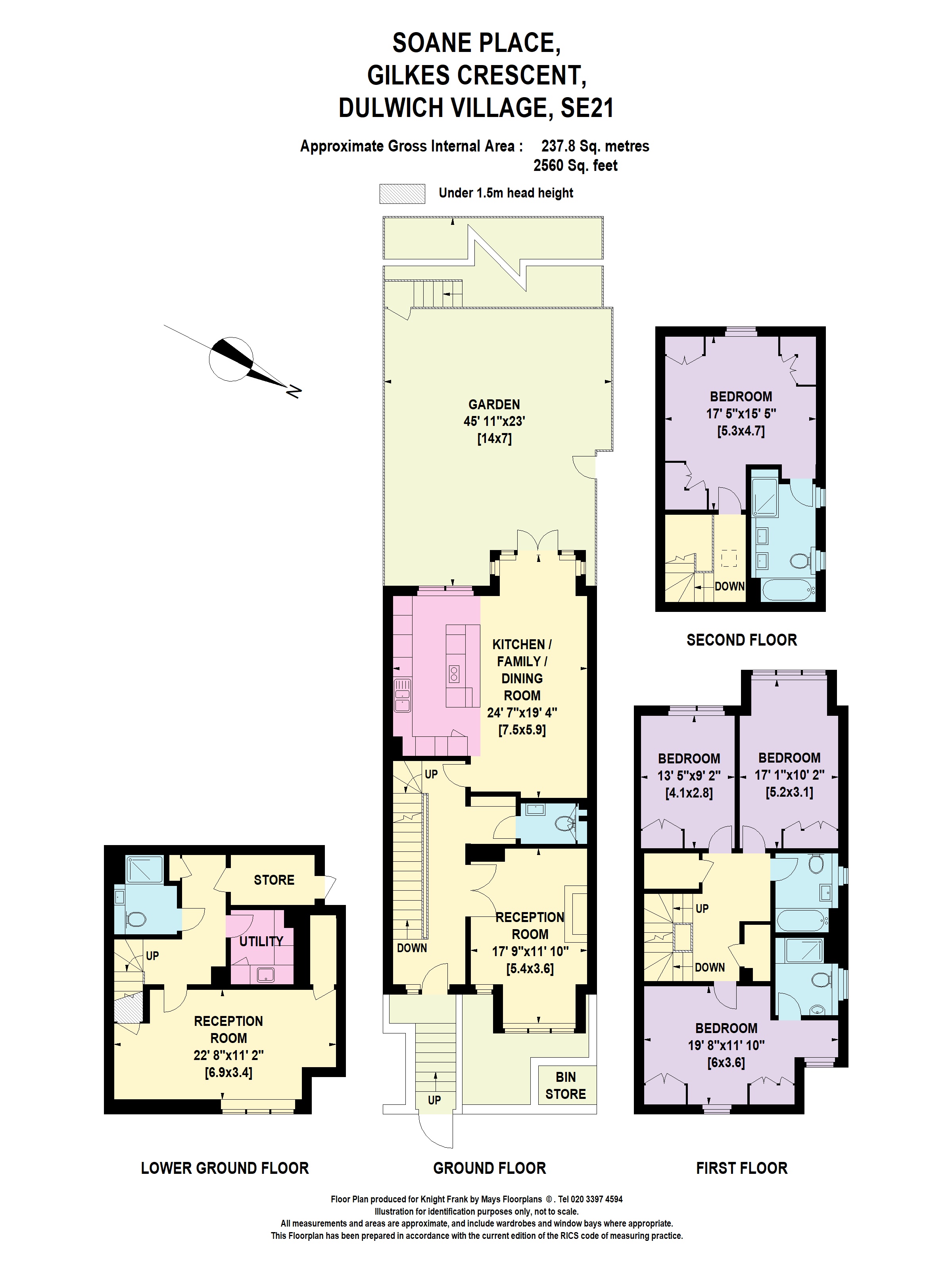 Gilkes Crescent, Dulwich Village, London, SE21