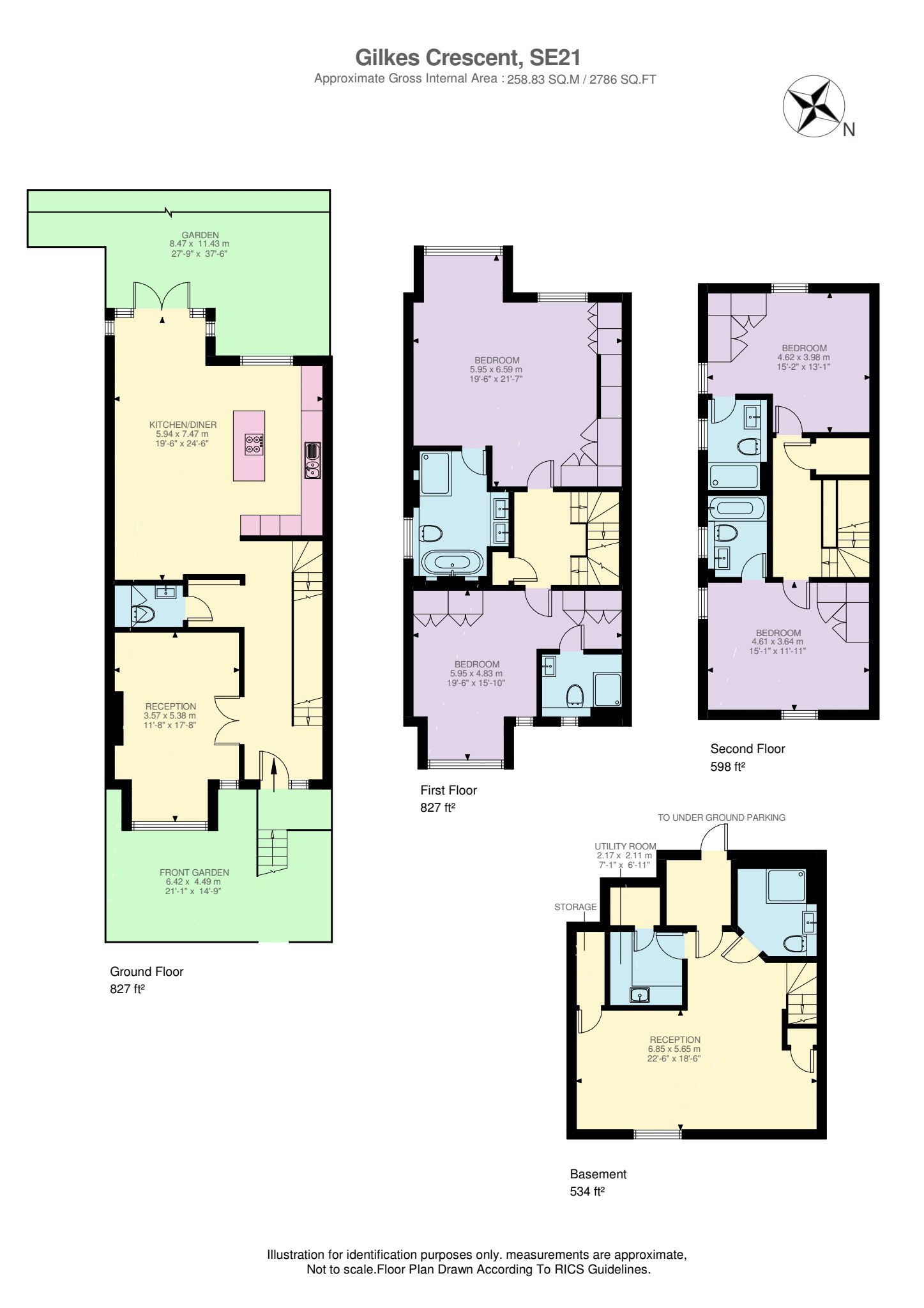 Gilkes Crescent, Dulwich Village, London, SE21