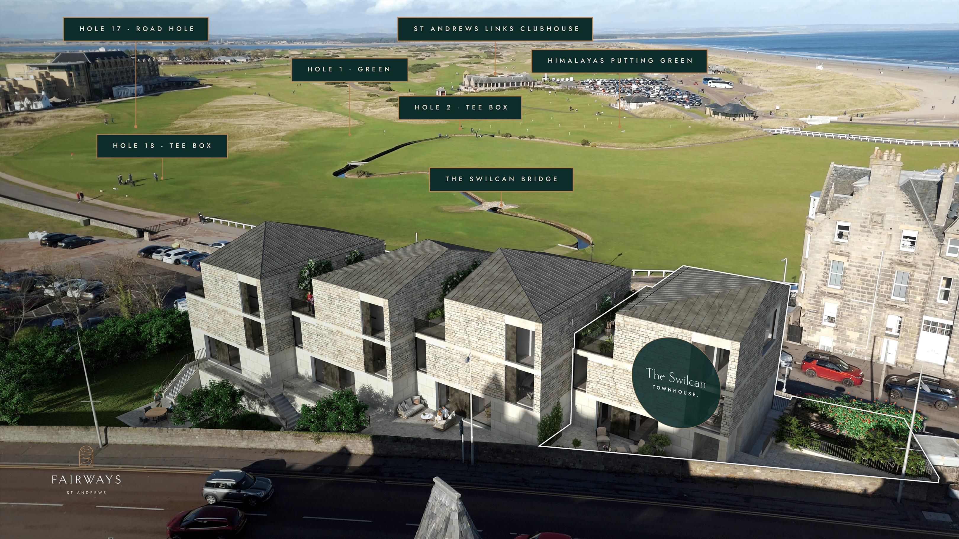 3 Bedroom Townhouse for sale at Fairways, The Links, St Andrews, KY16