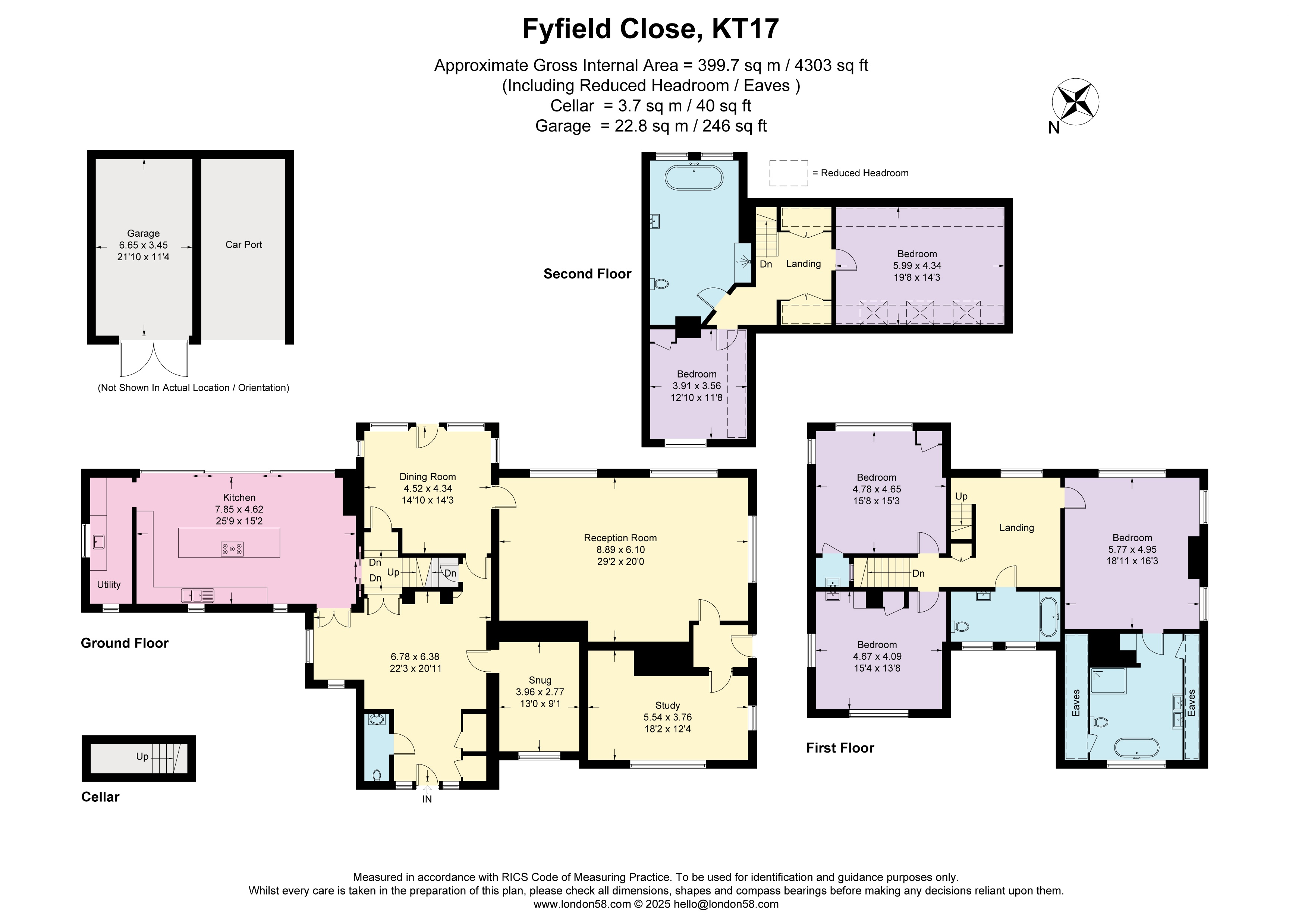 Fyfield Close, Epsom, Surrey, KT17