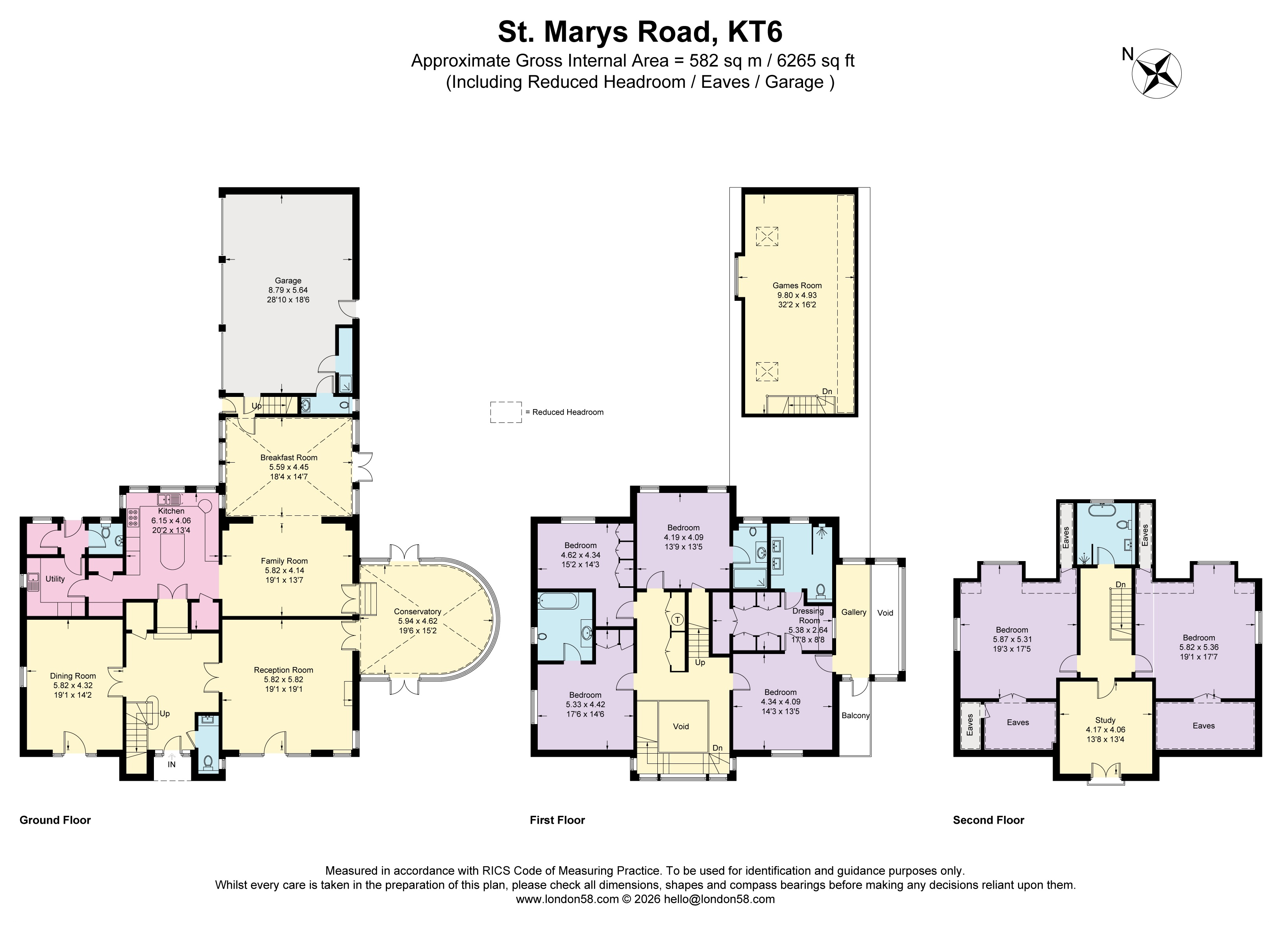 St. Marys Road, Long Ditton, Surbiton, Surrey, KT6