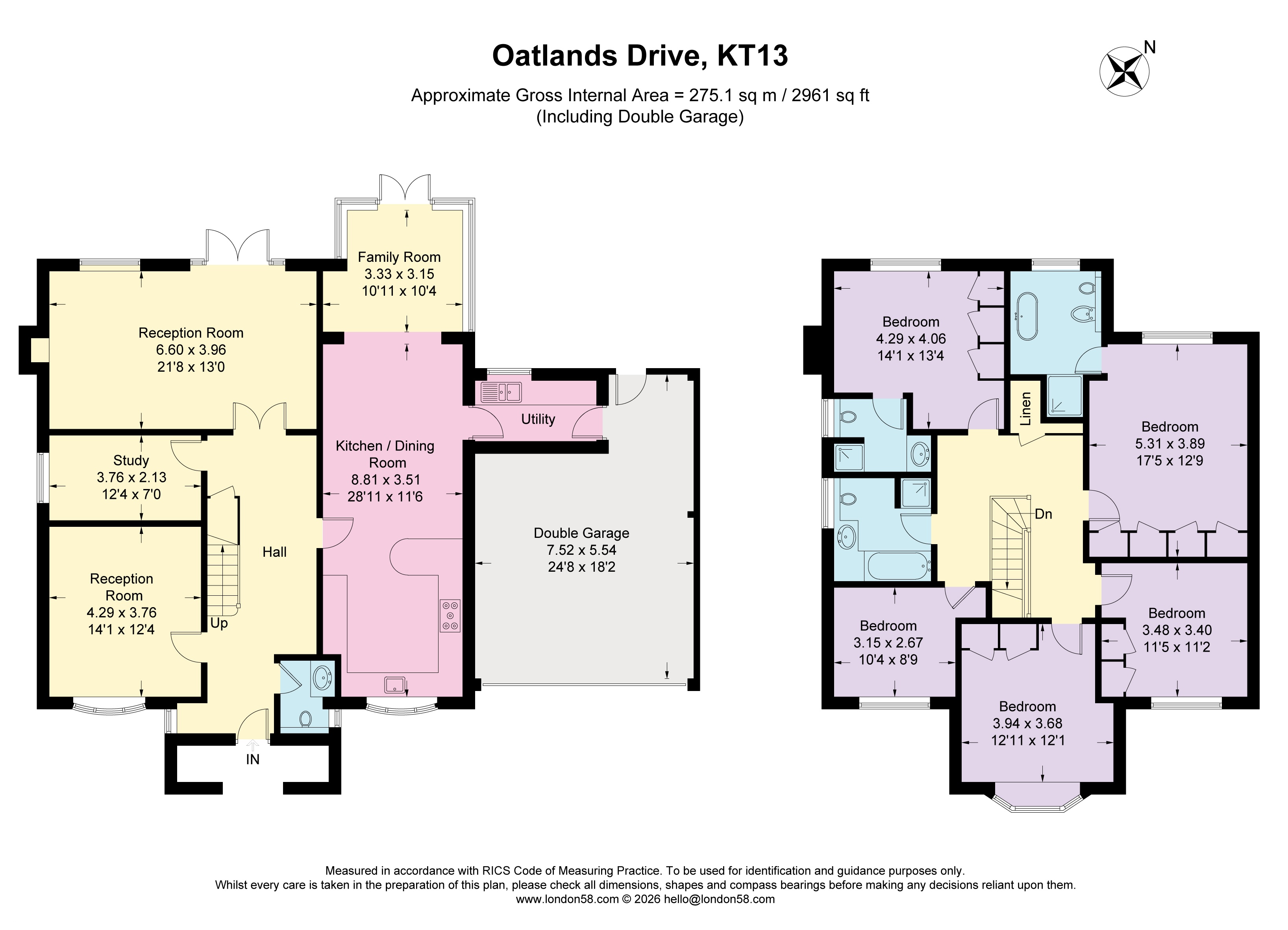 Oatlands Drive, Weybridge, Surrey KT13