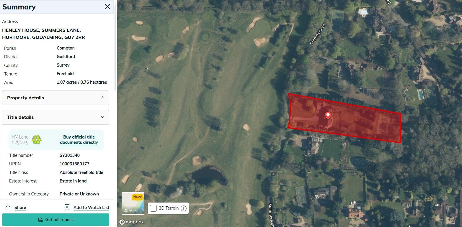 Summers Lane, Hurtmore, Godalming, Surrey, GU7 2RR