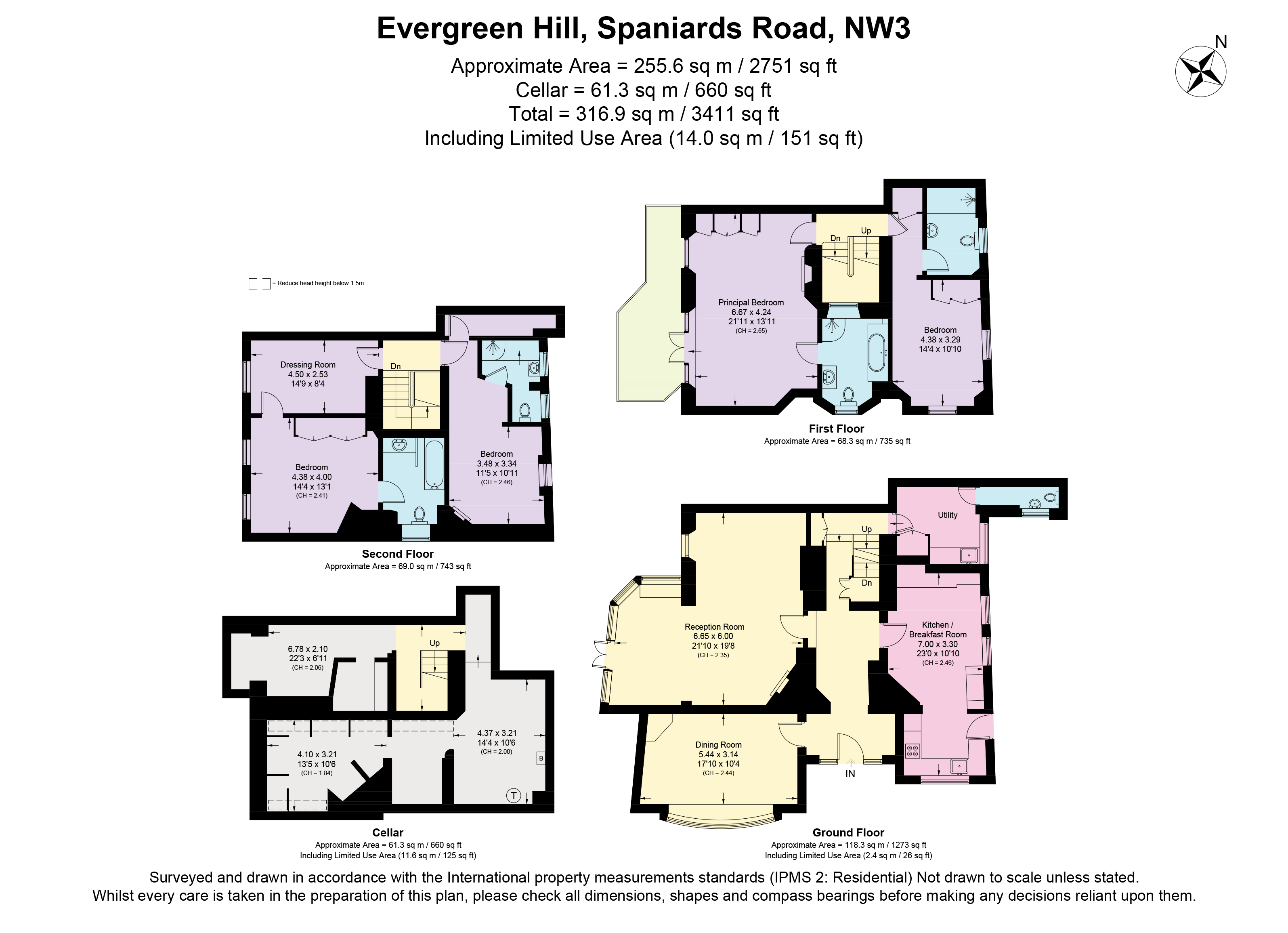 Spaniards Road, Hampstead, London NW3