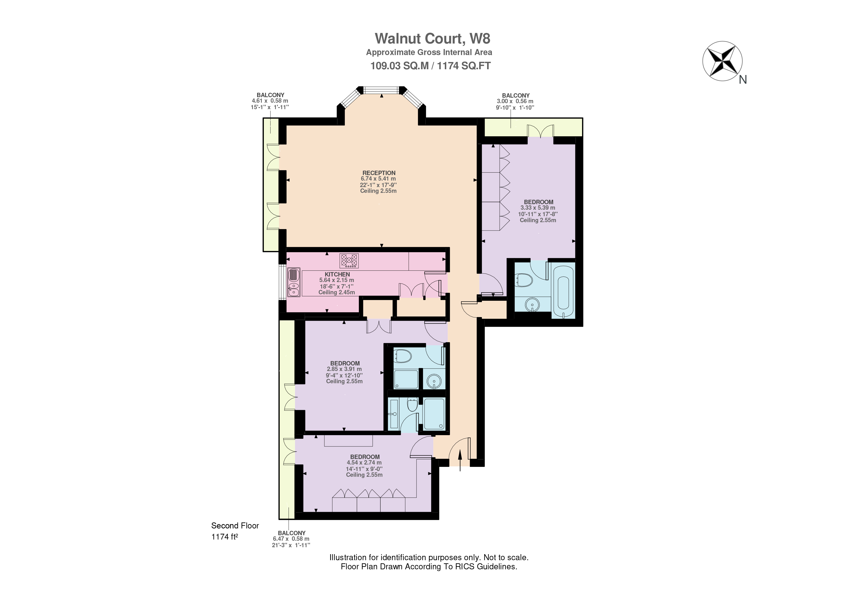 Walnut Court, St. Marys Gate, London, W8