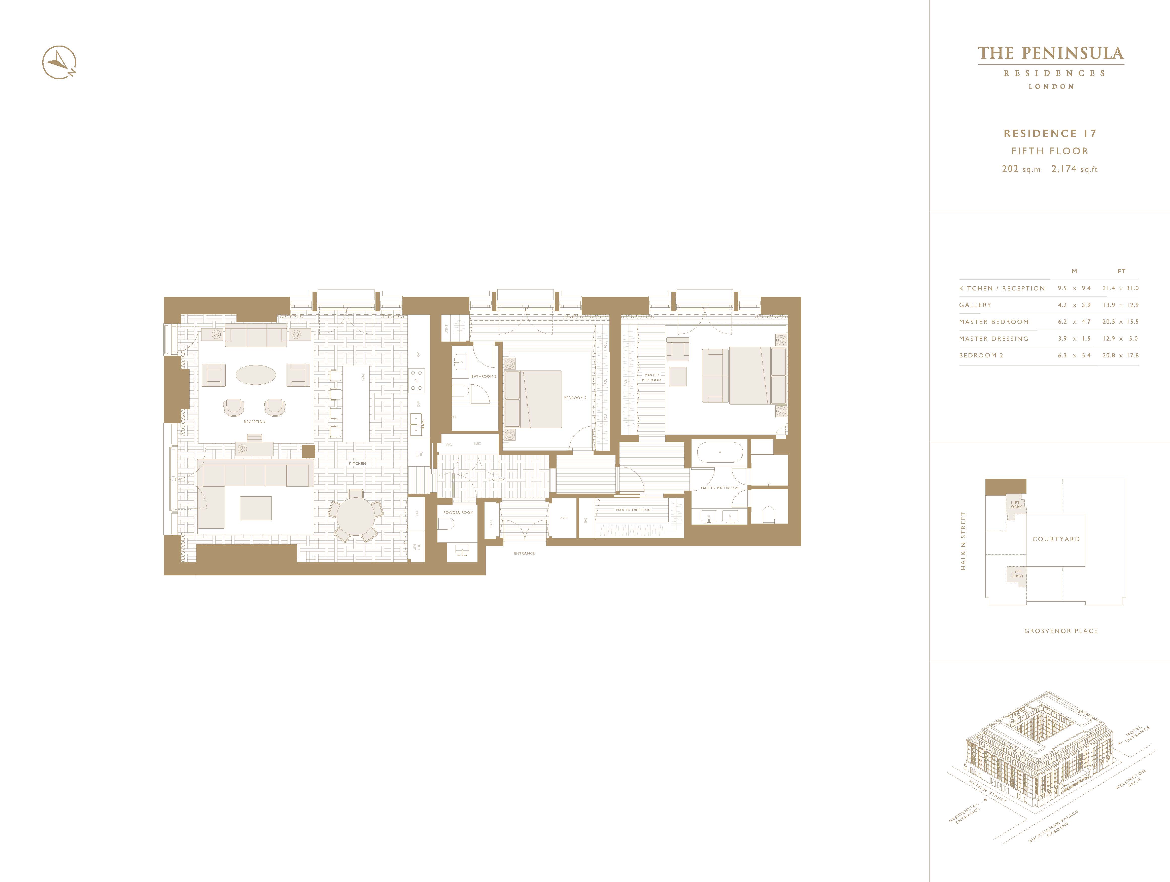 The Peninsula Residences, Belgravia, London, SW1X 7HJ