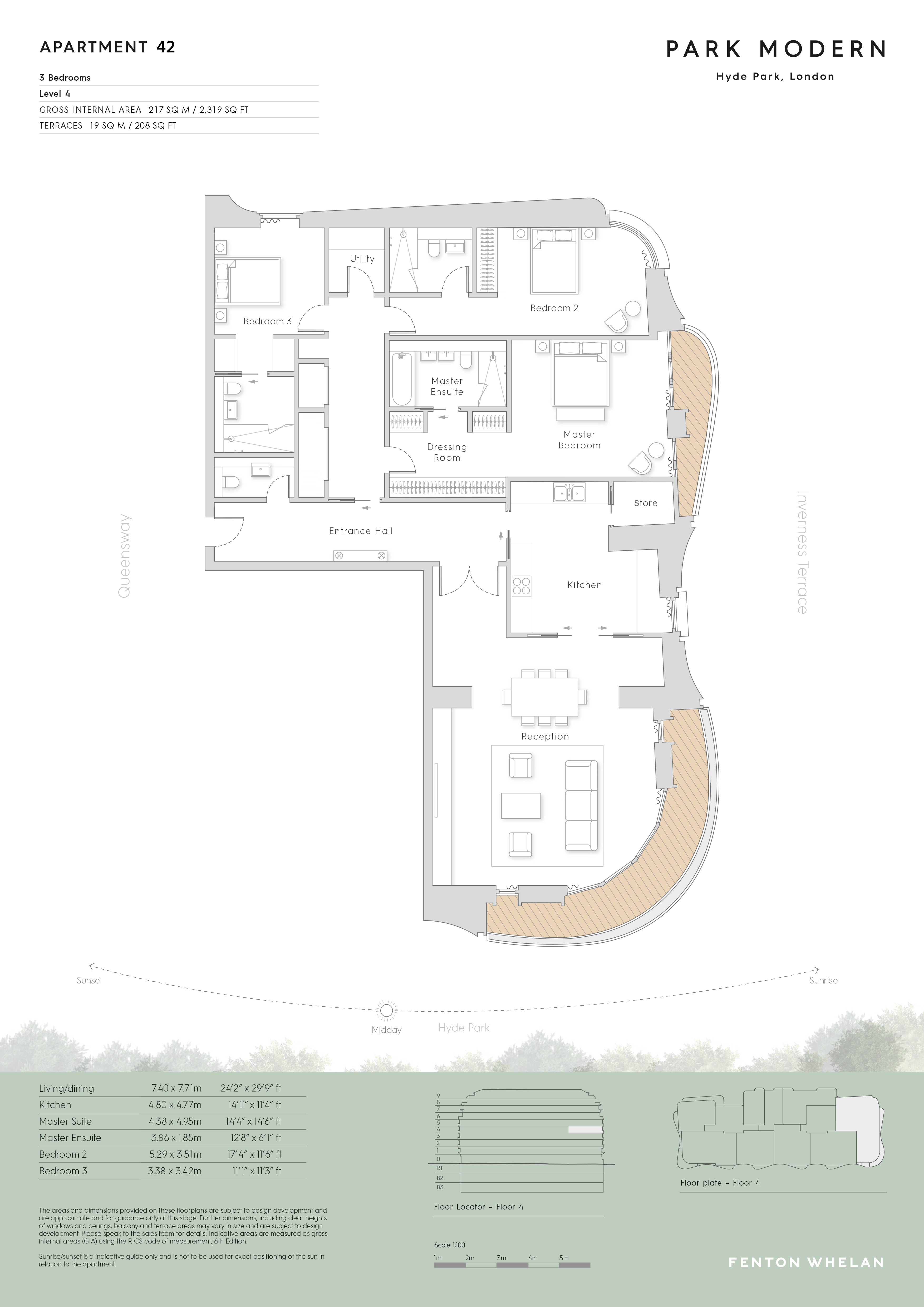 Park Modern, Bayswater Road, Hyde Park, London W2 3JH.