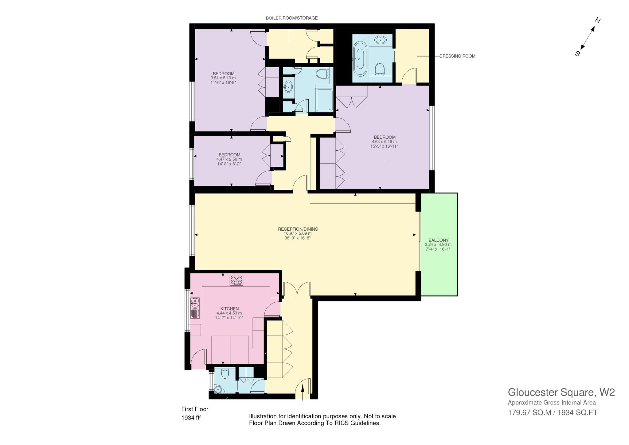 Chelwood House, Gloucester Square, Hyde Park, London W2