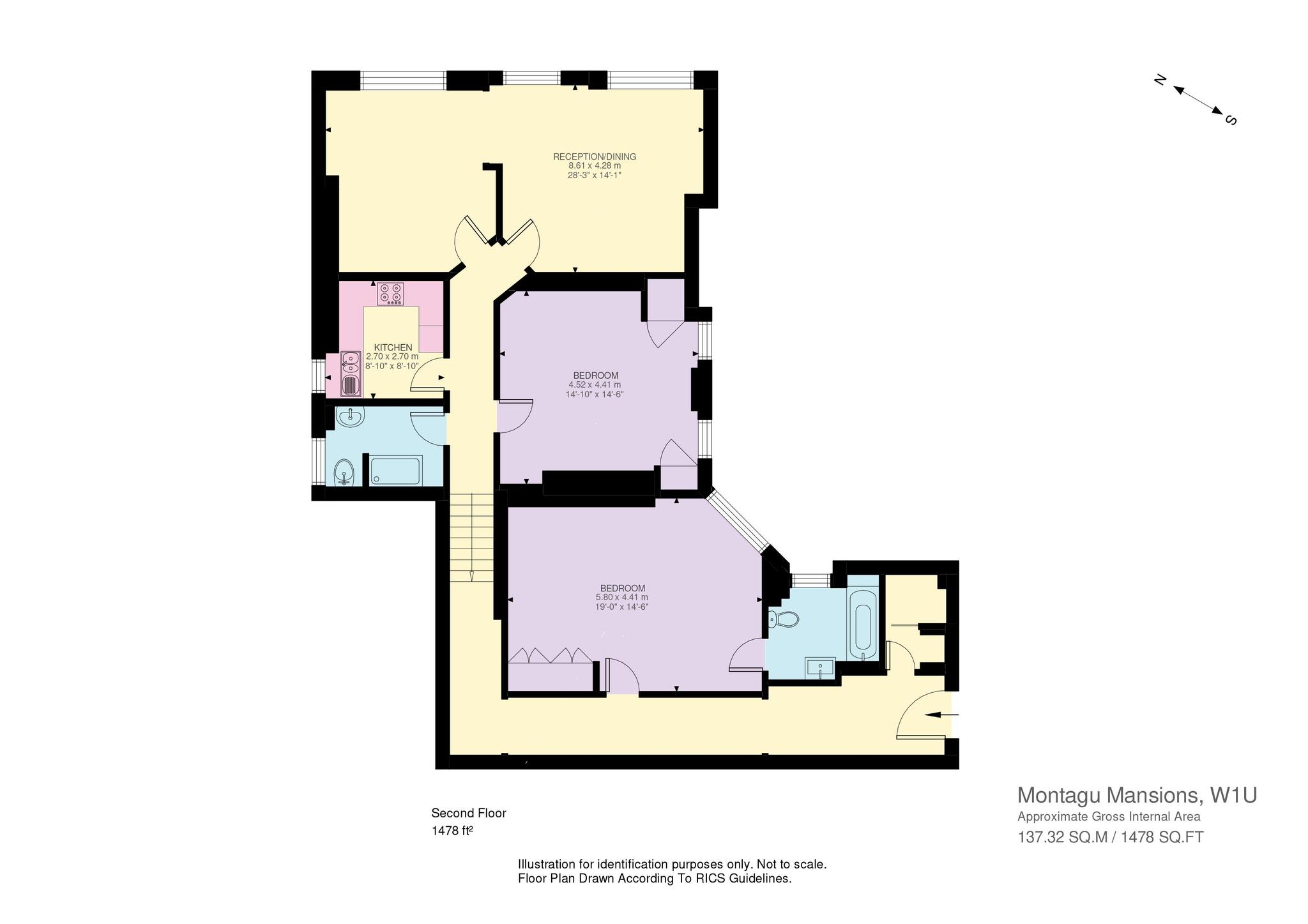 Montagu Mansions, London W1U