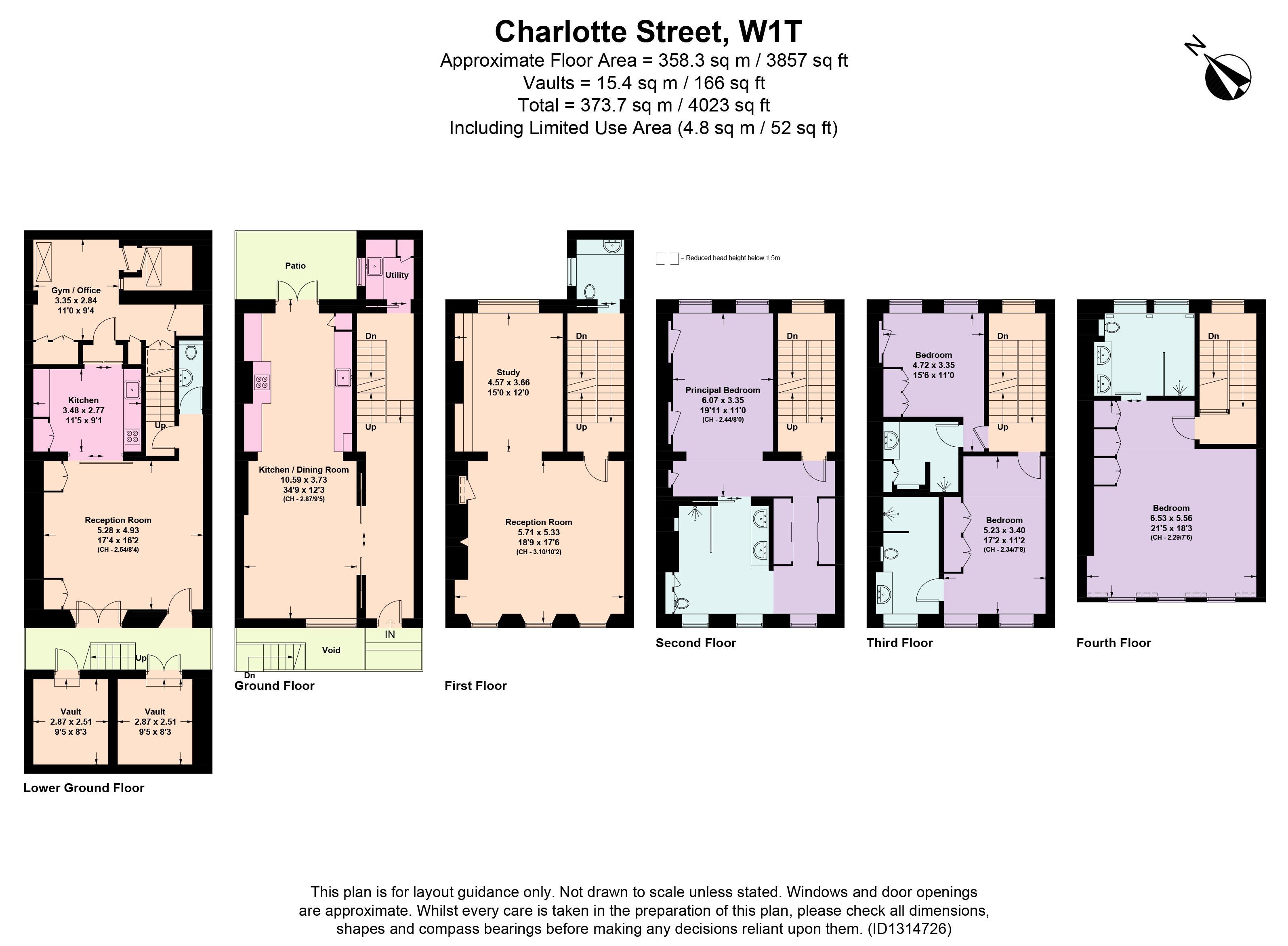 Charlotte Street, Marylebone, London W1T