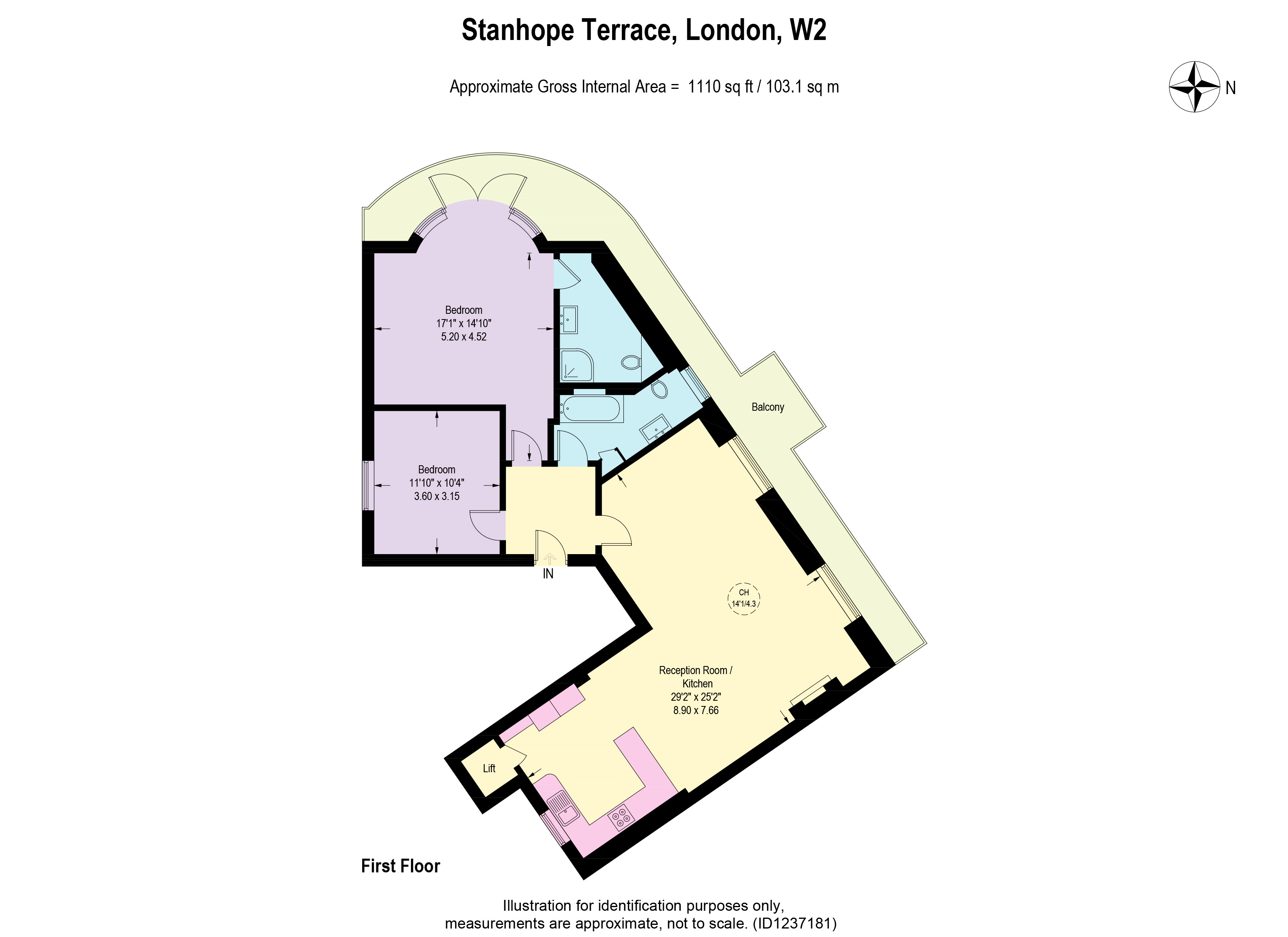 Stanhope Terrace, Hyde Park, London, W2