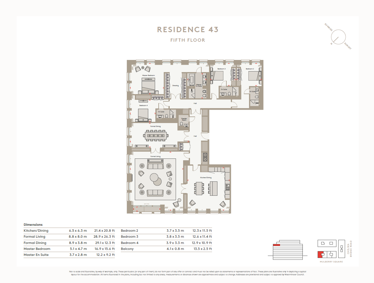 Nine Mulberry Square, Chelsea Barracks,  Belgravia, London, SW1 8DS | Knight Frank SW1W