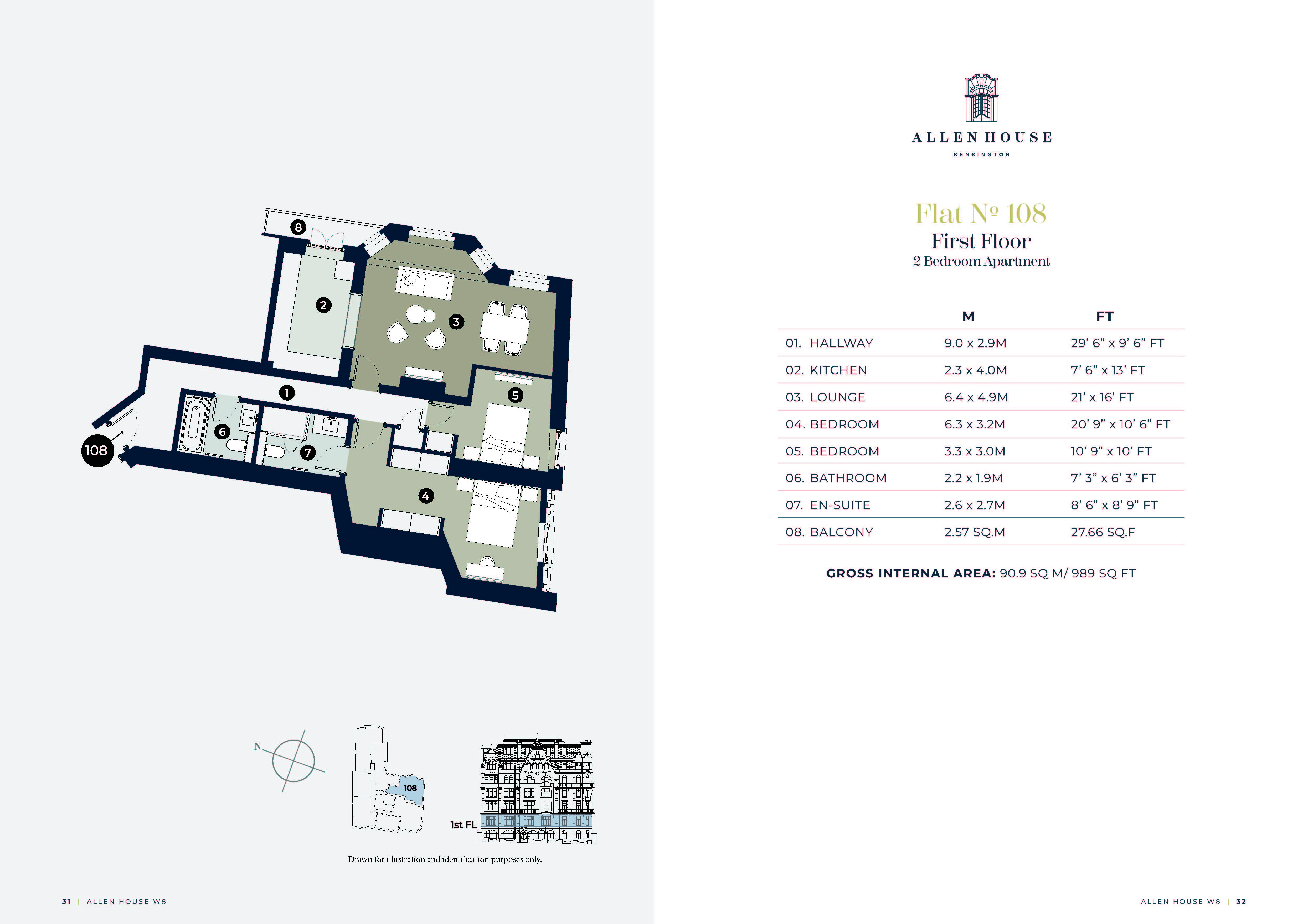 Allen House, 8 Allen Street, Kensington, London, W8 6BH
