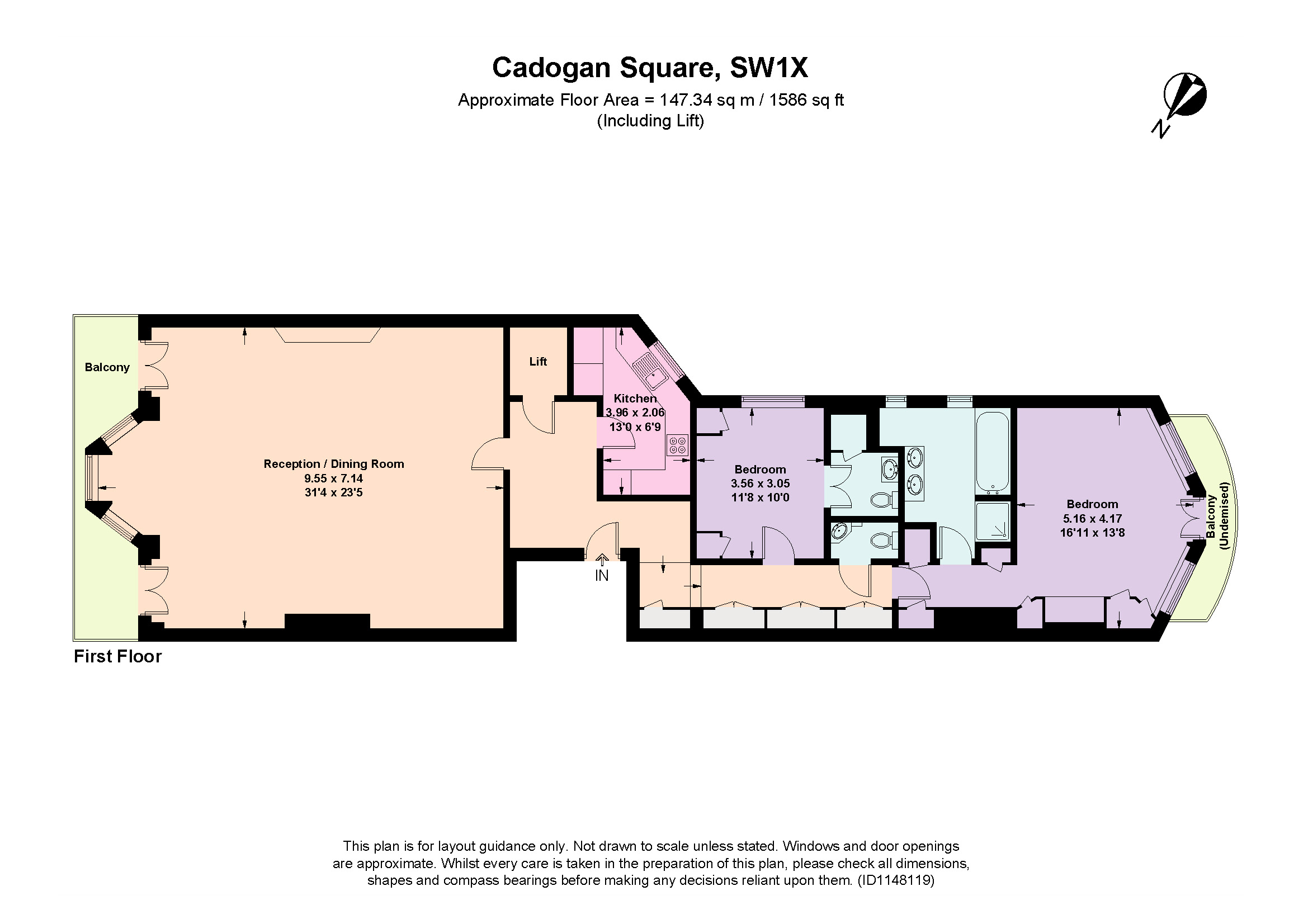 Cadogan Square, Knightsbridge SW1X.