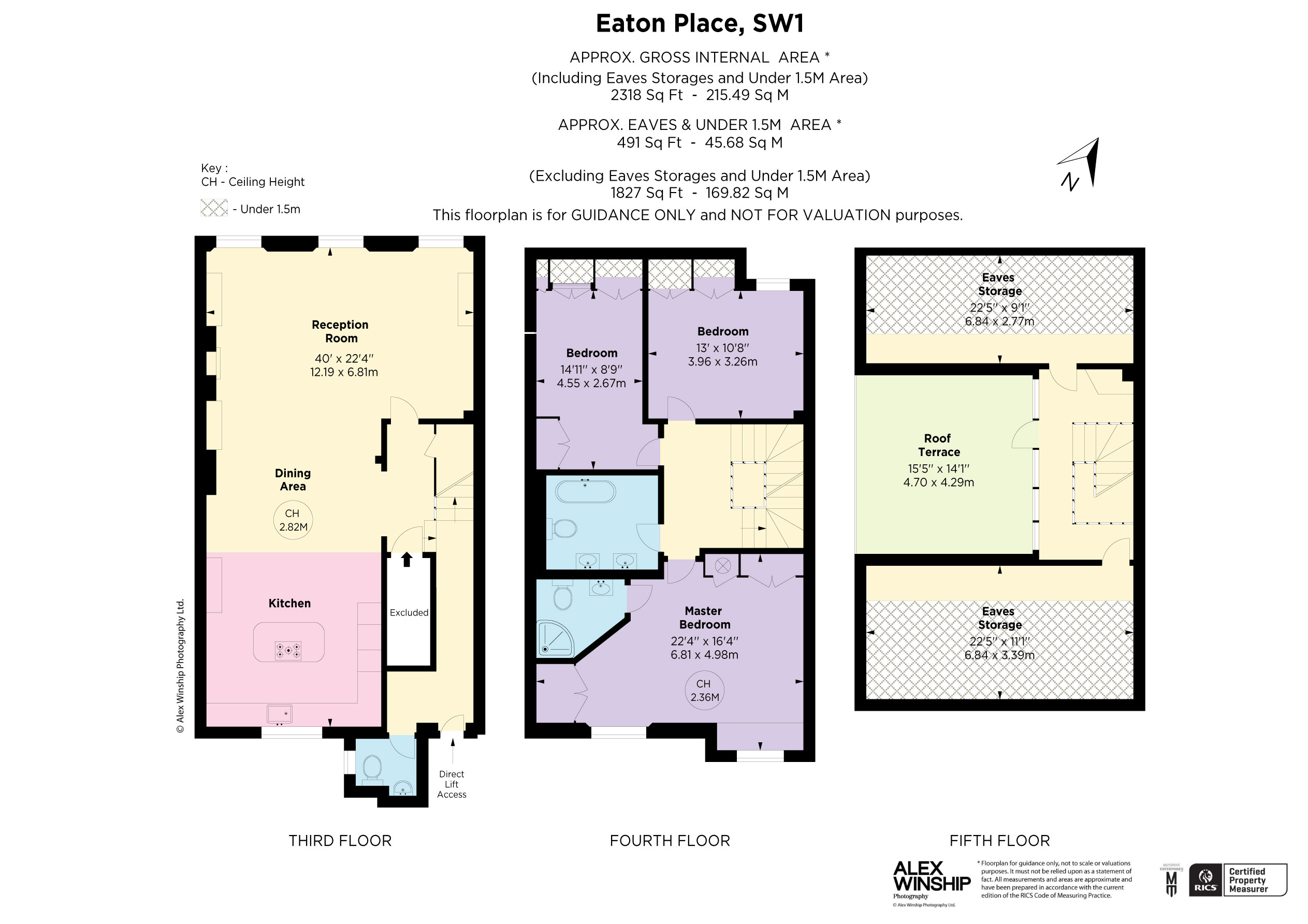 Eaton Place, Belgravia, London SW1X