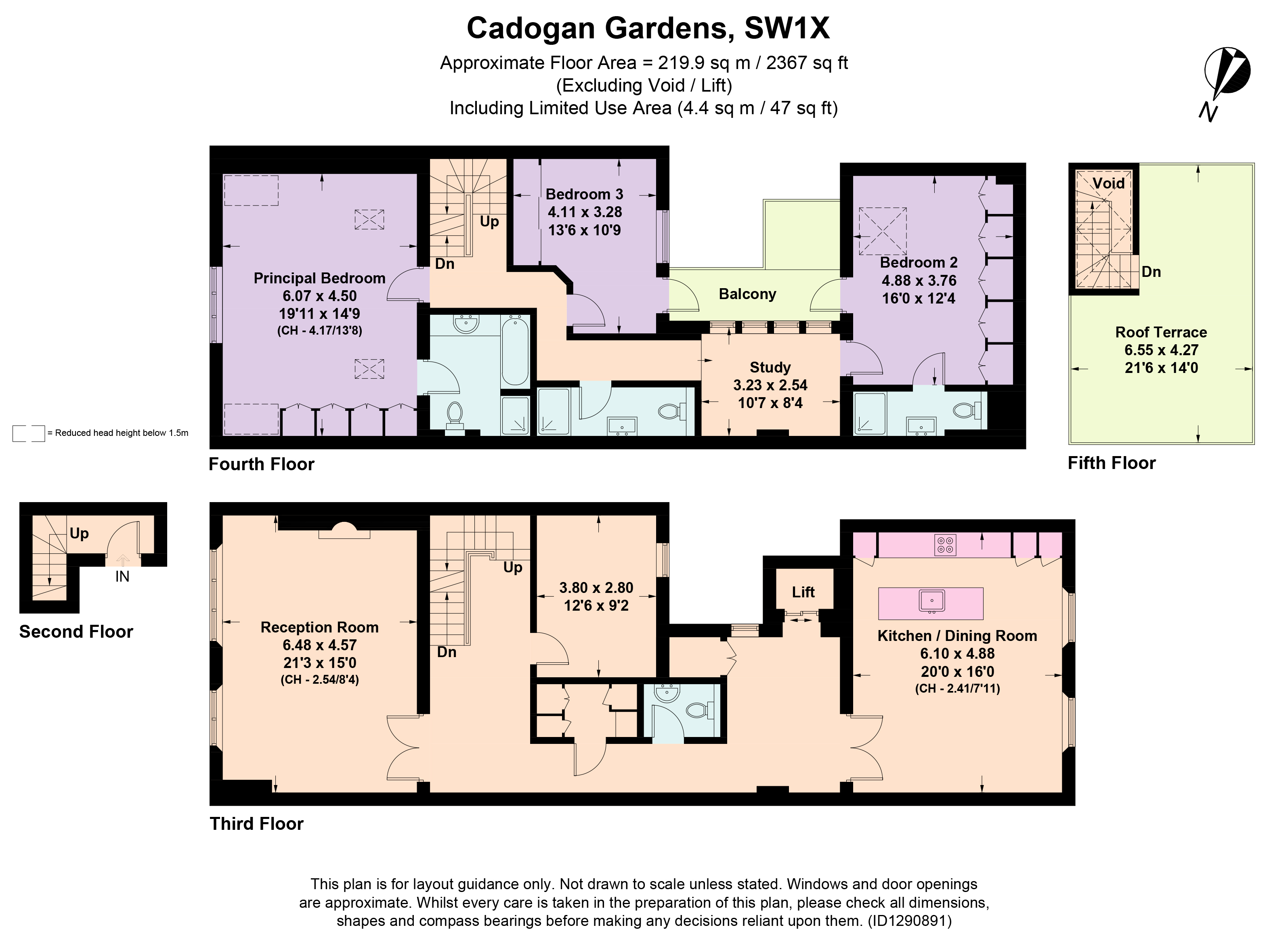 63 Cadogan Gardens, Knightsbridge, London SW3