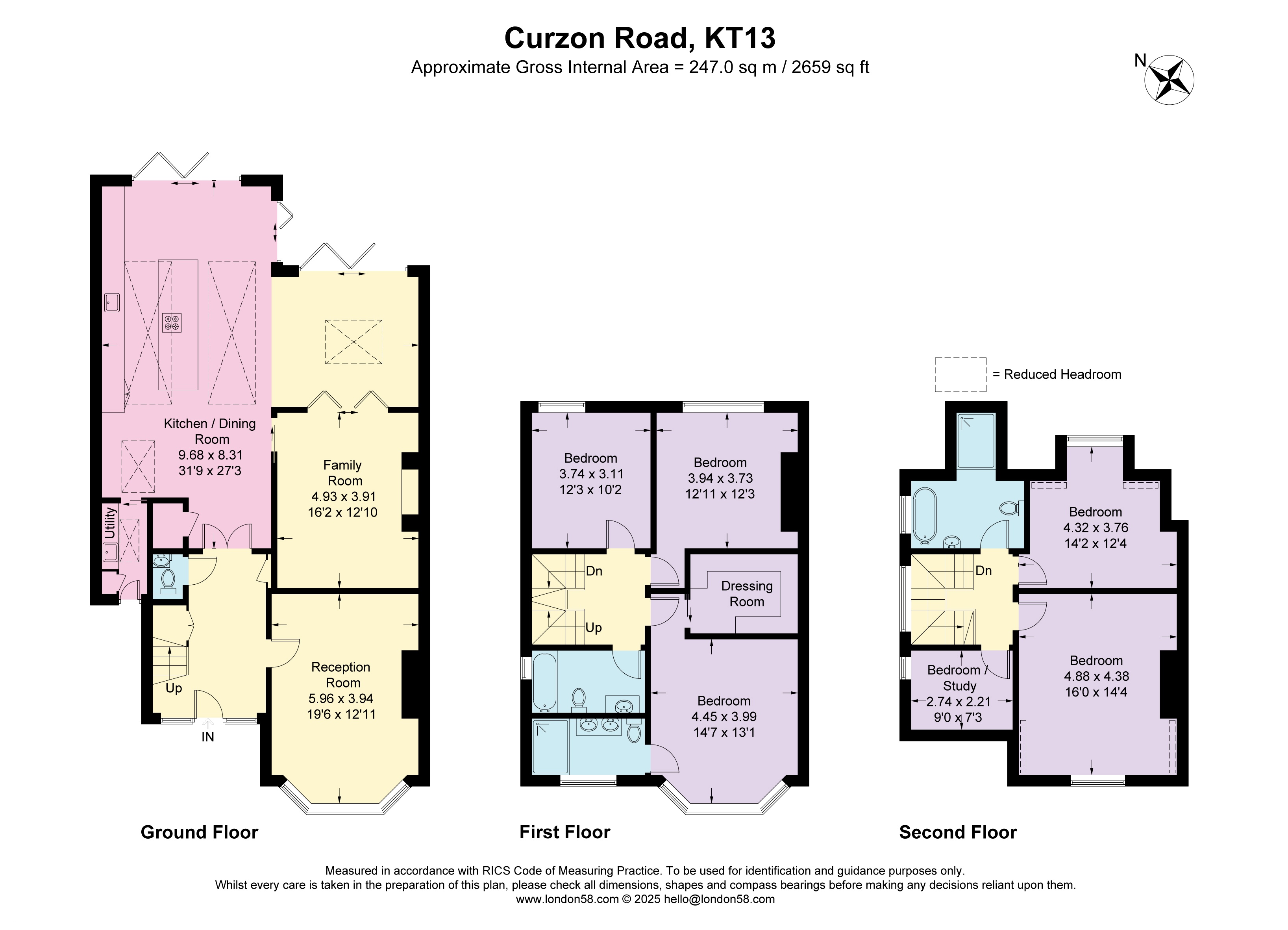 Curzon Road, Weybridge, Surrey, KT13
