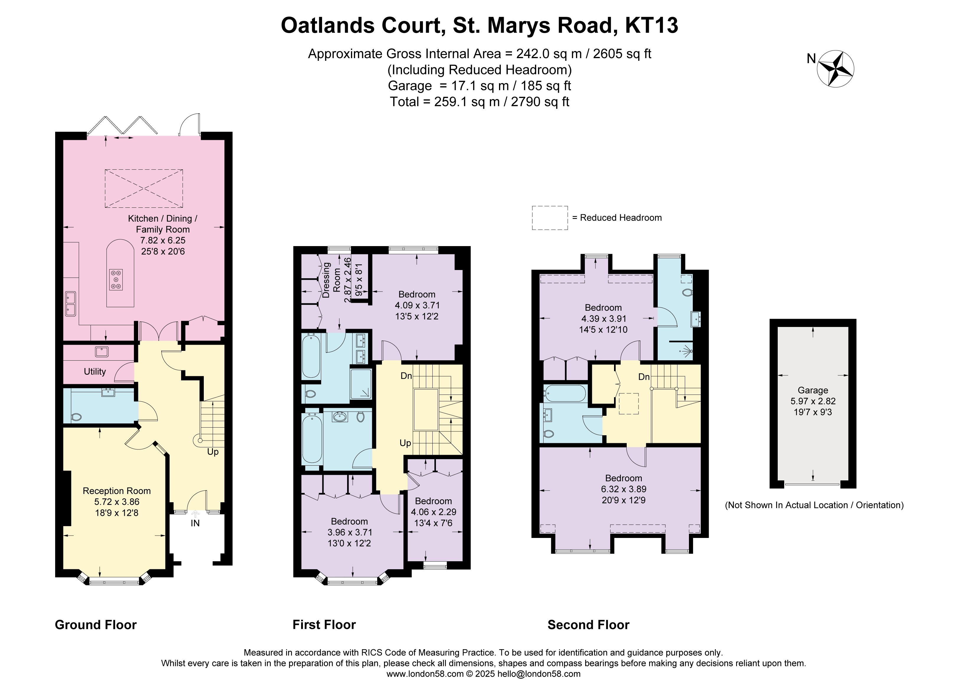 St. Marys Road, Weybridge, Surrey, KT13