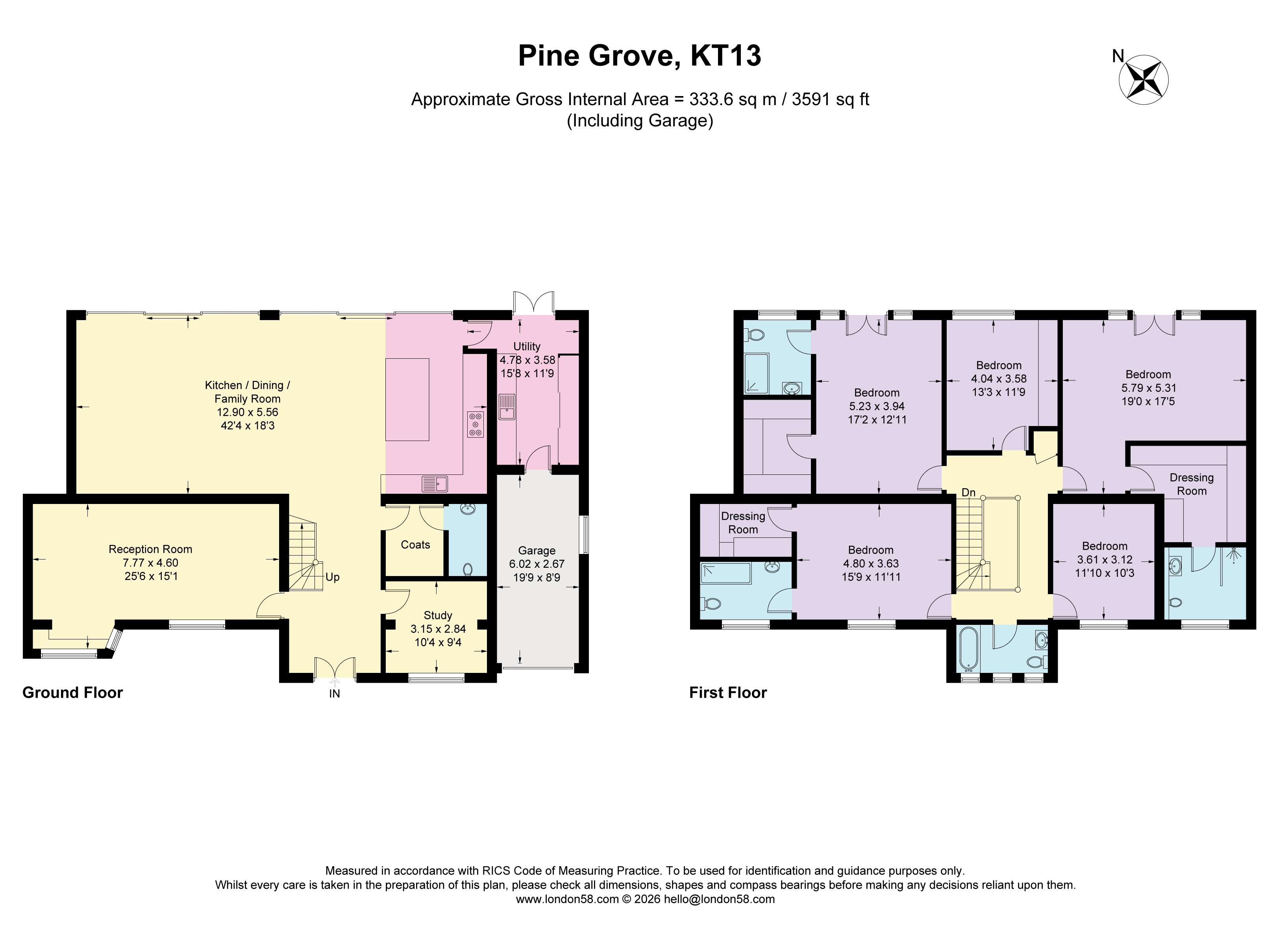 Pine Grove, Weybridge, Surrey, KT13