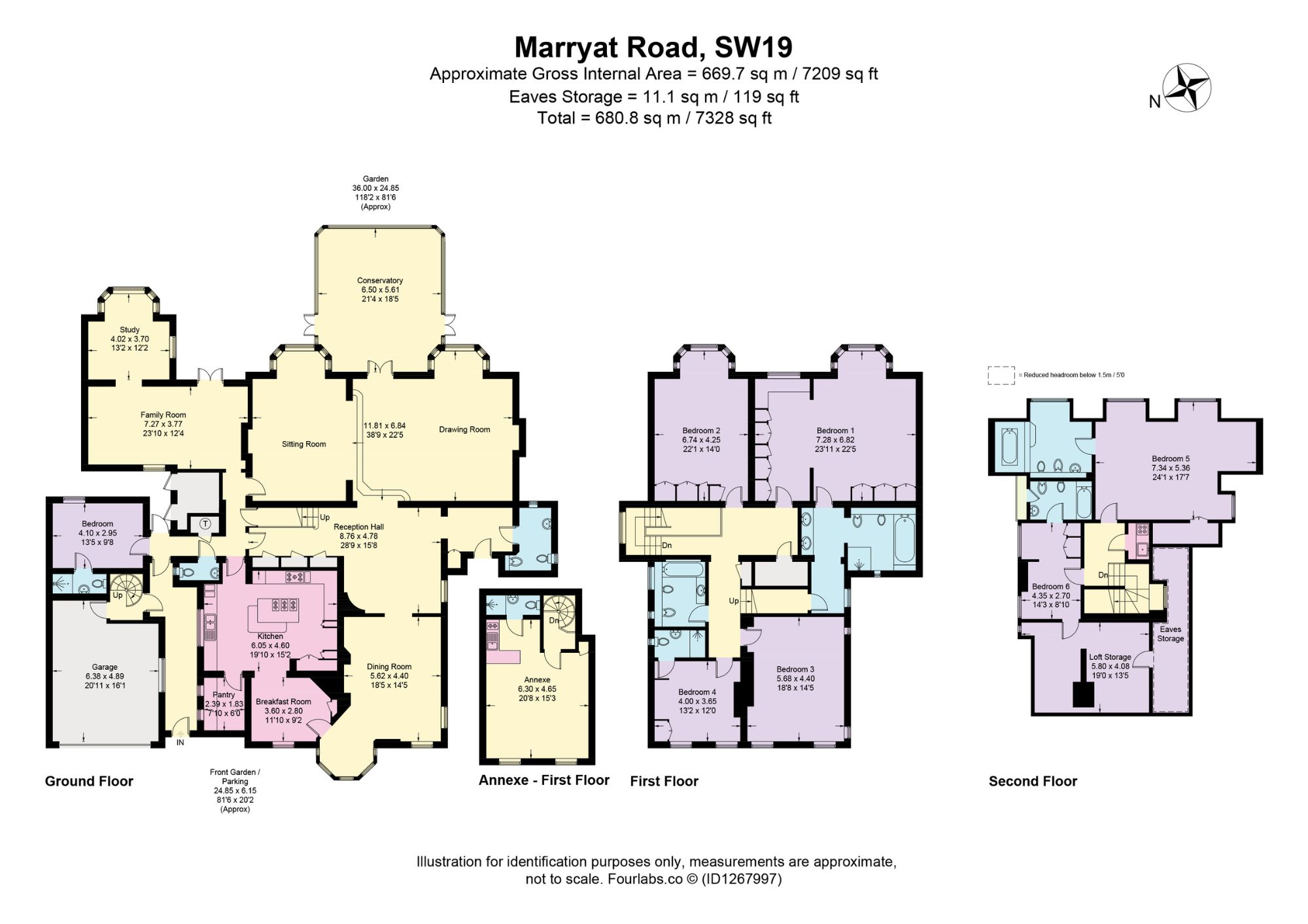 Marryat Road, Wimbledon Village, London SW19