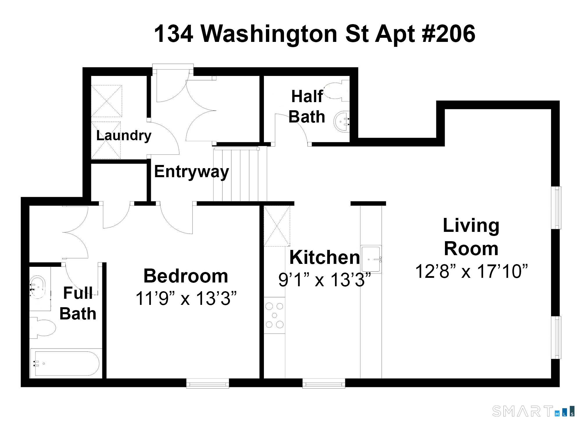 134 Washington Street APT 206