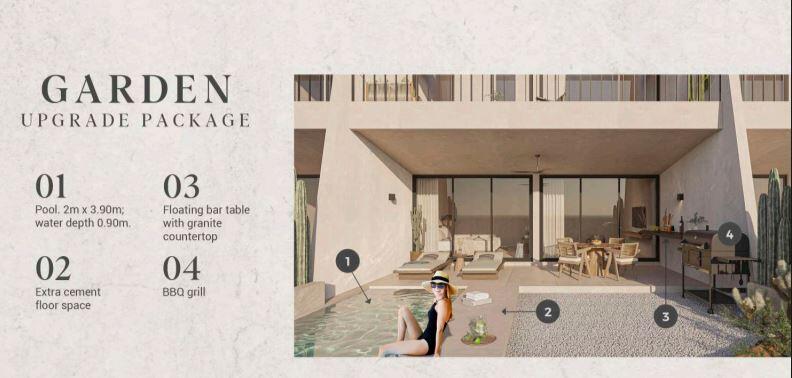 Garden Unit with Splash Pool, Monte Rocella