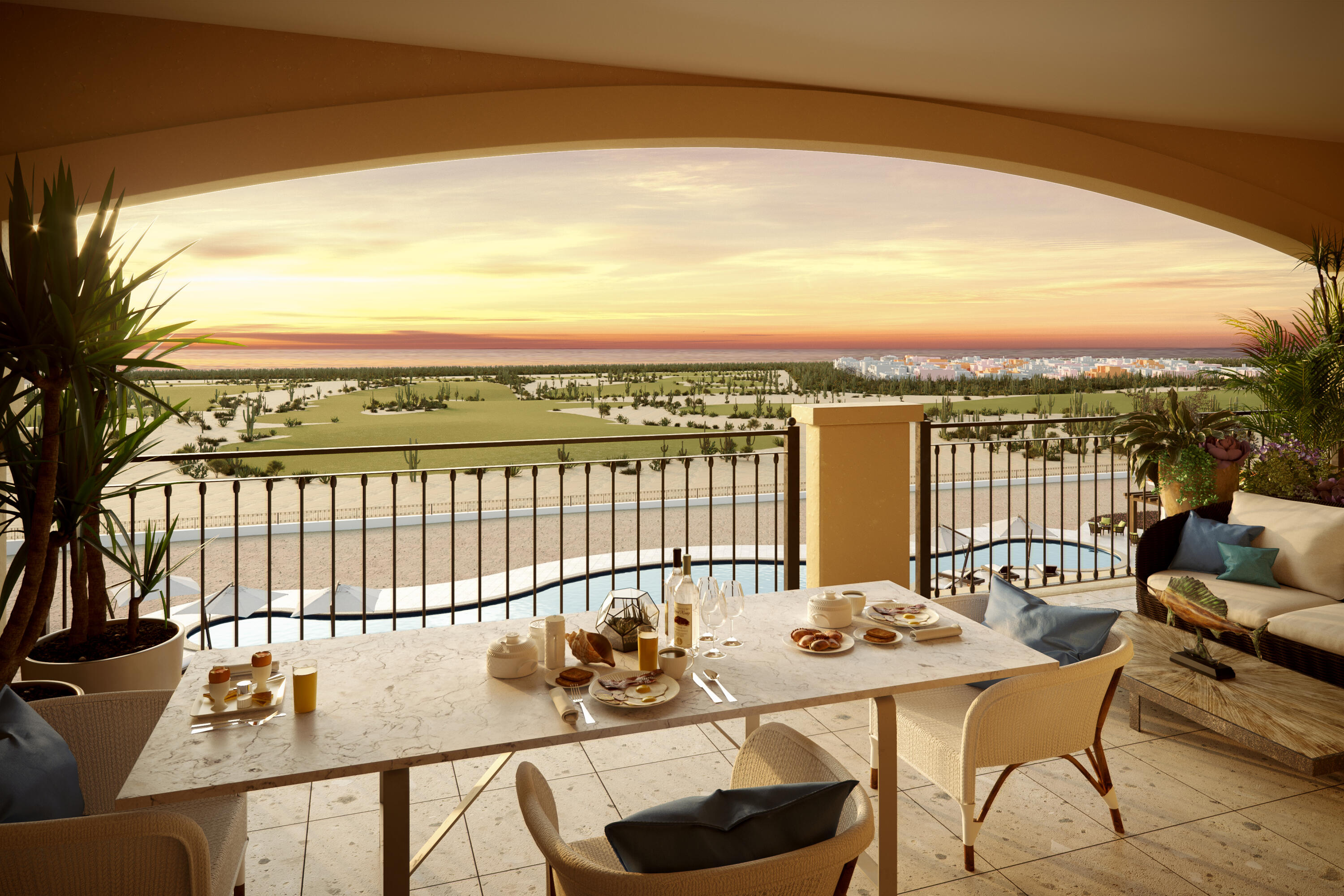 Ocean, Golf, & Sunset 2 BED