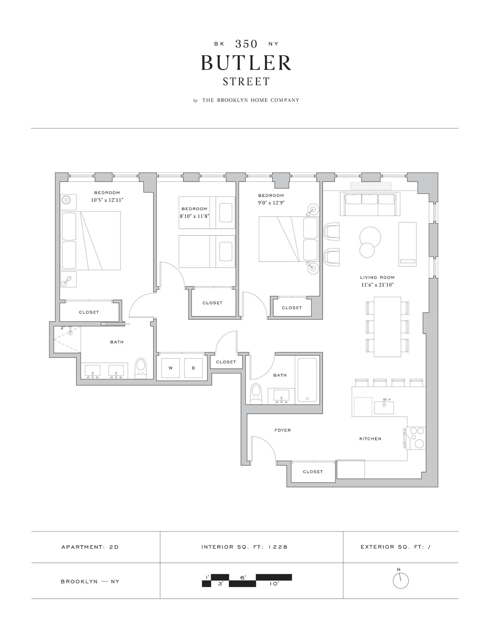350 BUTLER Street 2D